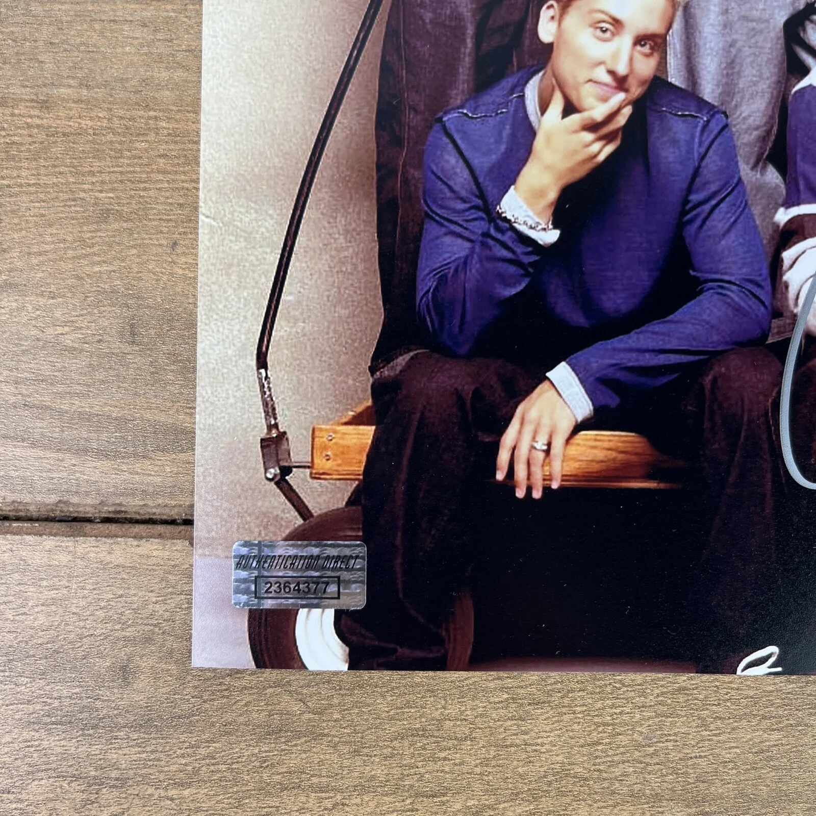 Justin Timberlake Joey Fatone — N’Sync Justin & Joey Photo Signed 8x10 Autographed Photo with COA, image 2