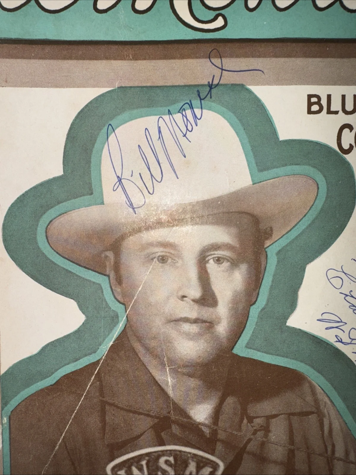 Bill Monroe & The Bluegrass Boys Signed Grand Ole Opry WSM Songbook JSA, image 2