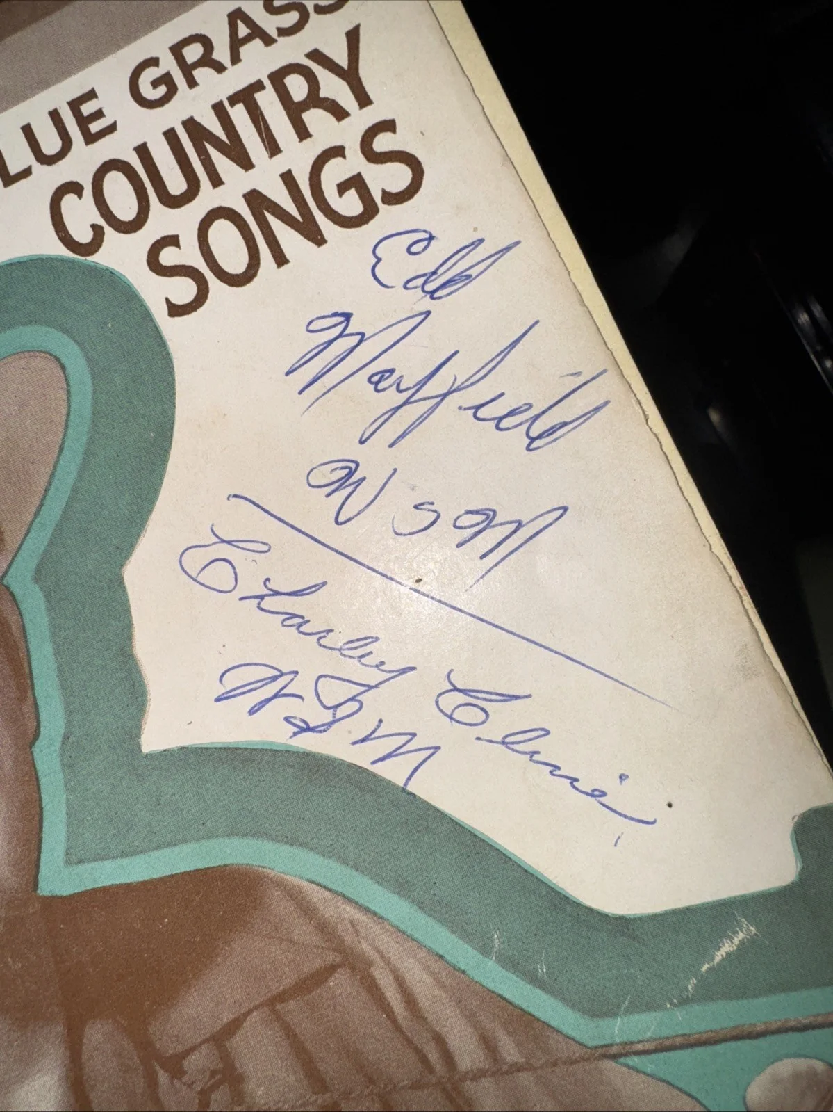 Bill Monroe & The Bluegrass Boys Signed Grand Ole Opry WSM Songbook JSA, image 4