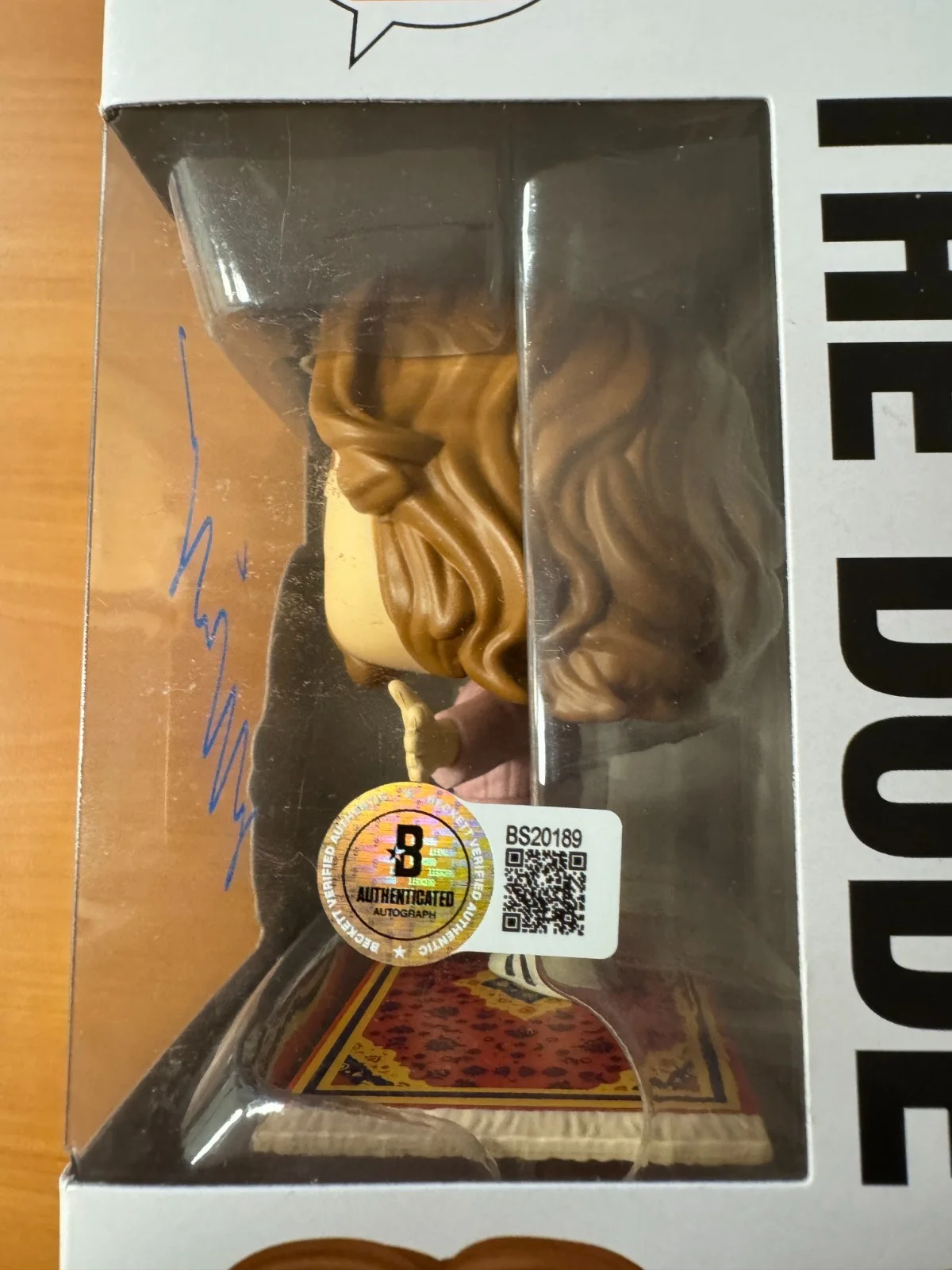 Jeff Bridges — Jeff Bridges Signed Autographed The Dude Funko Pop 1414 Big Lebowski Beckett COA, image 3