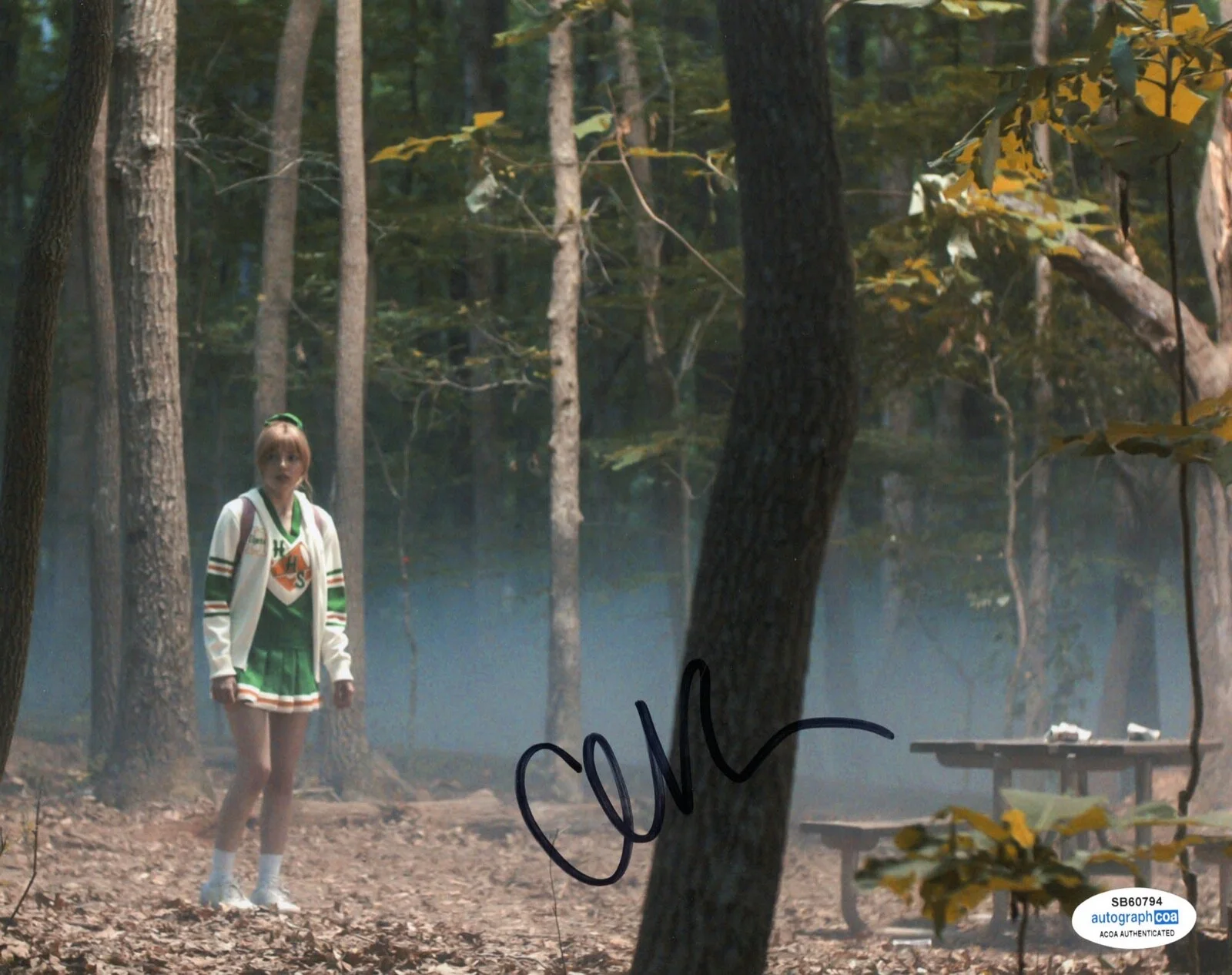 GRACE VAN DIEN — Grace Van Dien signed "STRANGER THINGS" 8x10 Photo b EXACT PROOF Chrissy ACOA, изображение 4