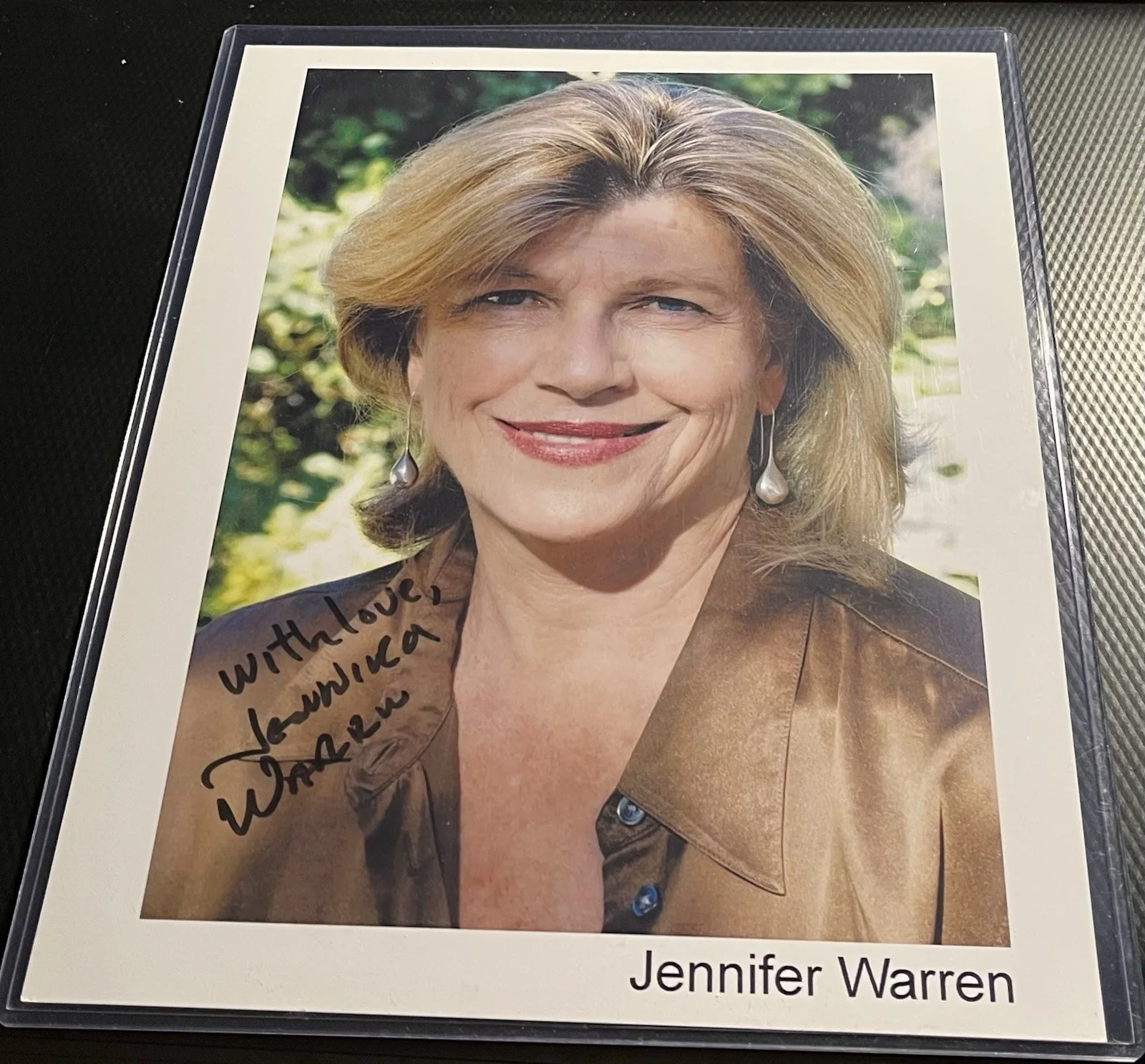 Jennifer Warren Actress Signed 8x10 Photograph w/ COA & Top Loader, image 2