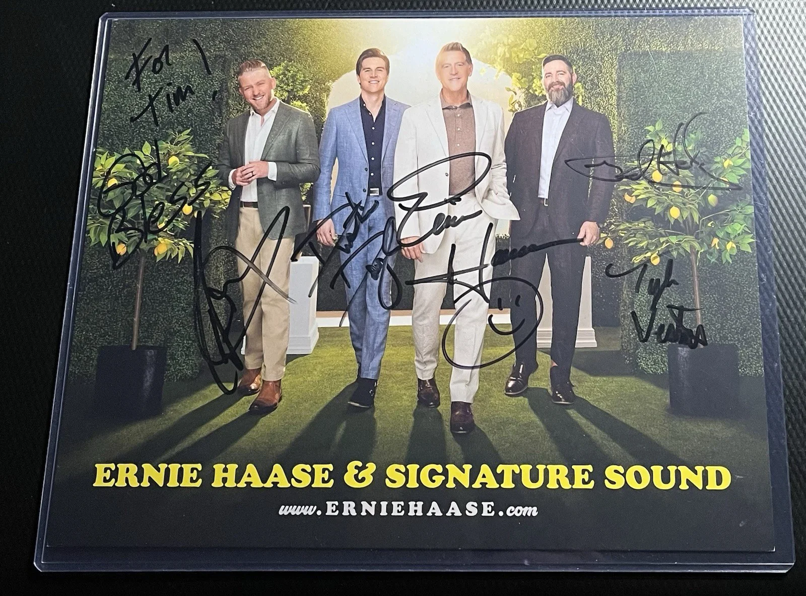 Ernie Haase & Signature Sound Hand-Signed 8x10 Color Photograph w/ COA Top Load, изображение 2