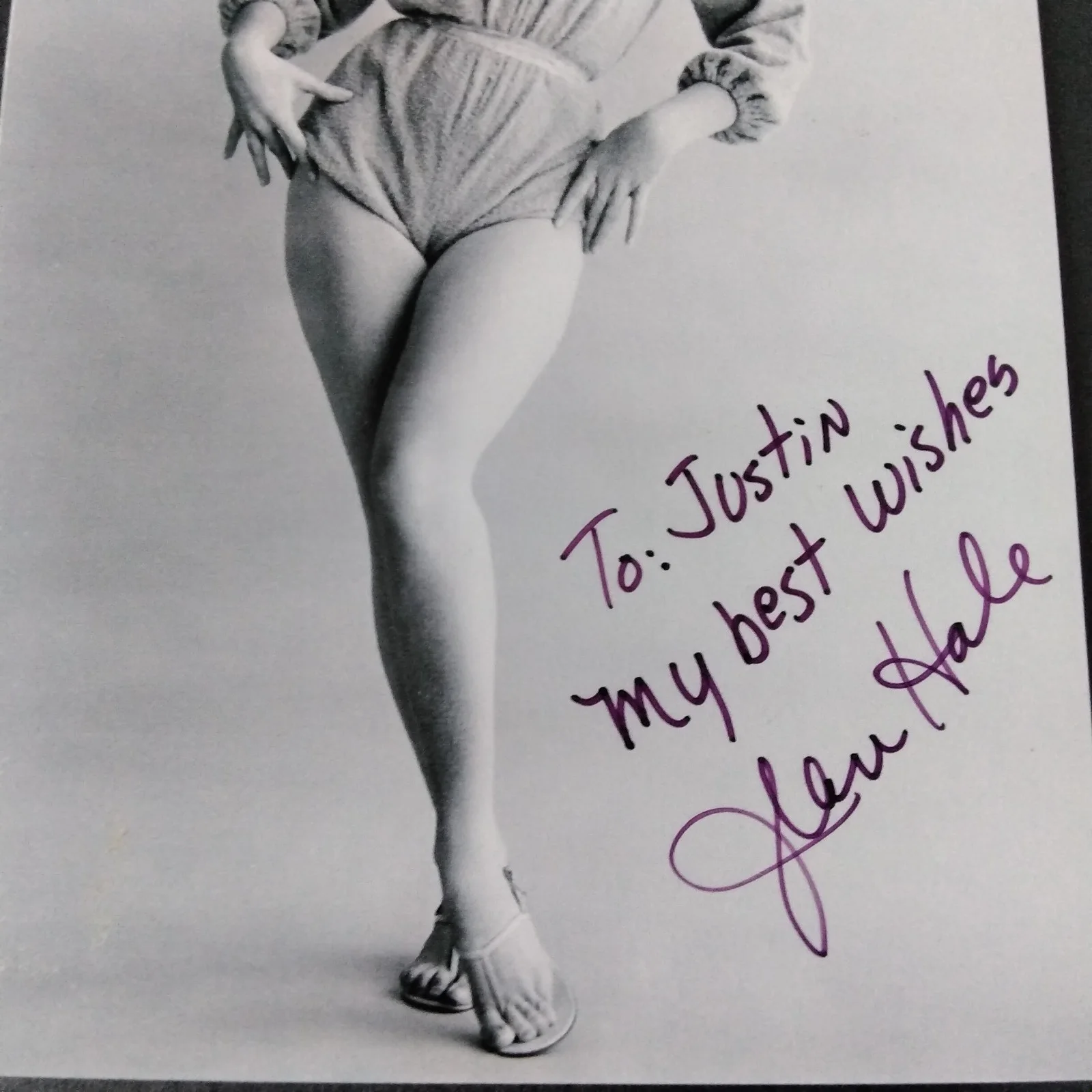 Jean Hale SIGNED 4x6 Photo 60s Movie TV Actress In Like Flint Batman The Oscar, изображение 4