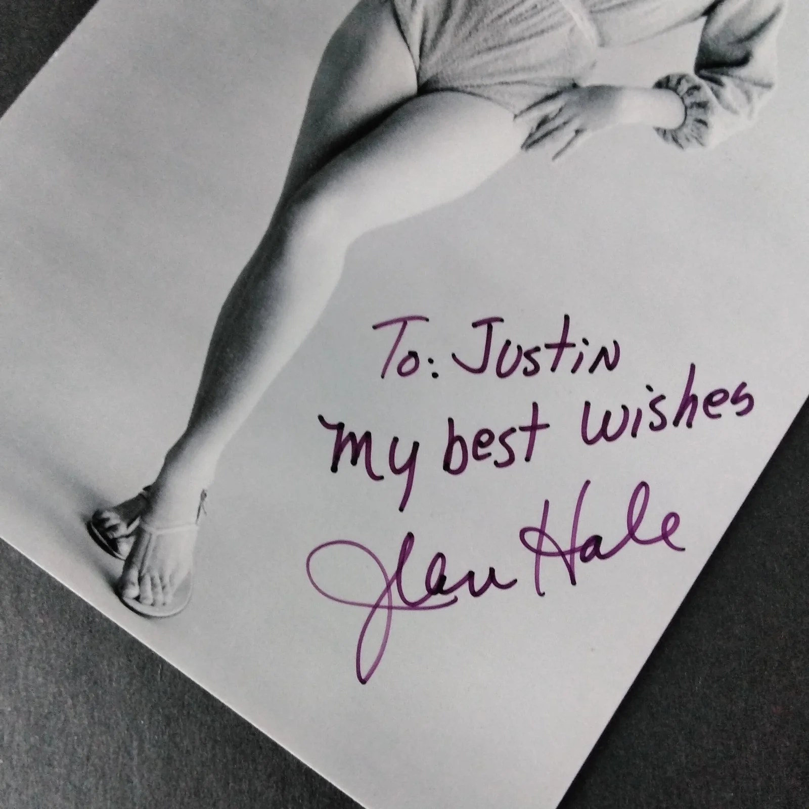 Jean Hale SIGNED 4x6 Photo 60s Movie TV Actress In Like Flint Batman The Oscar, изображение 5