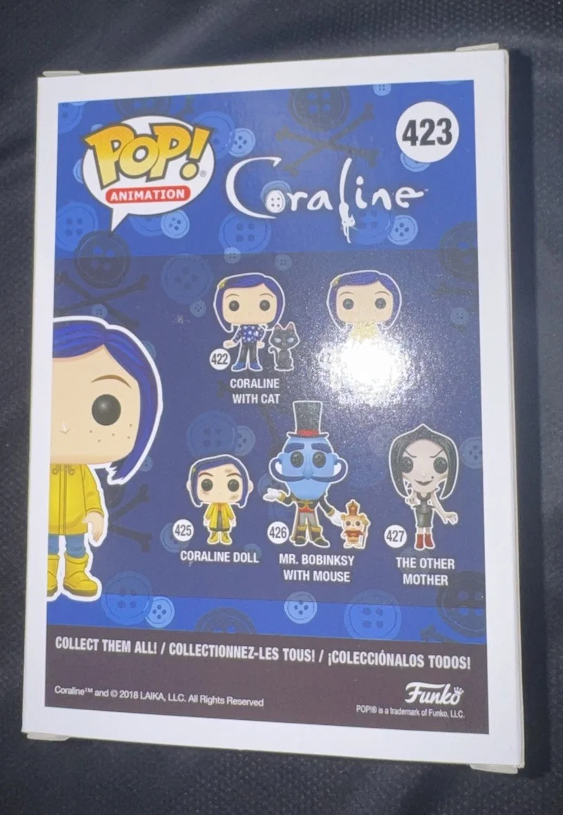 Dakota Fanning — Dakota Fanning signed Corraline funko pop poster photo BAS Beckett, изображение 5