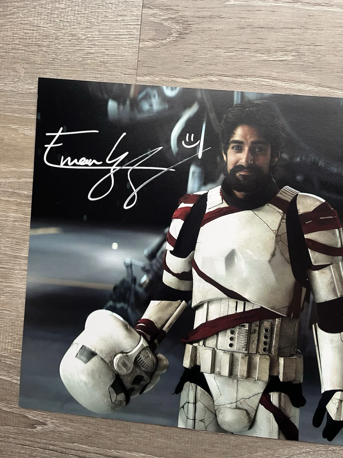 Eman Esfandi — Eman Esfandi Signed Ezra Bridger 11x14 Photo JSA COA AHSOKA Star Wars, изображение 5