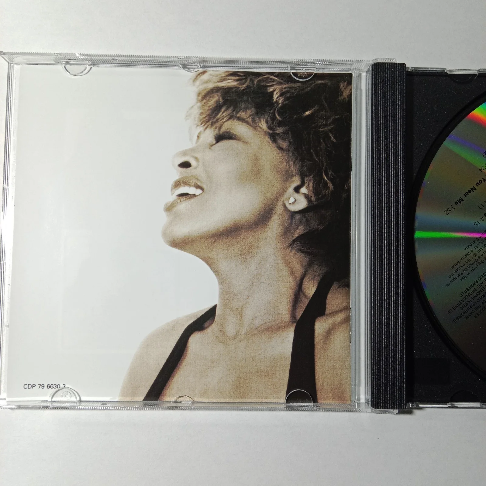 Tina Turner Signed Autographed CD Cover with COA, image 2