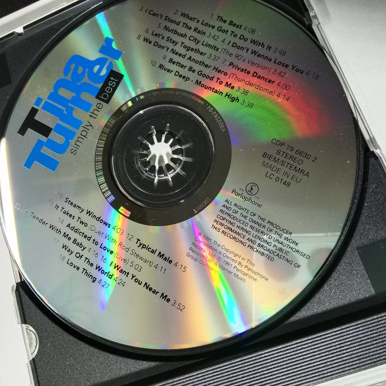 Tina Turner Signed Autographed CD Cover with COA, image 3