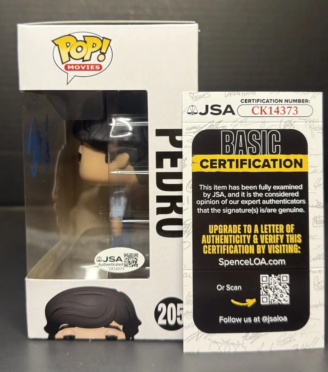 Efren Ramirez — Efren Ramirez Signed Funko Pop Autographed Figure Pedro Napoleon Dynamite JSA, image 2