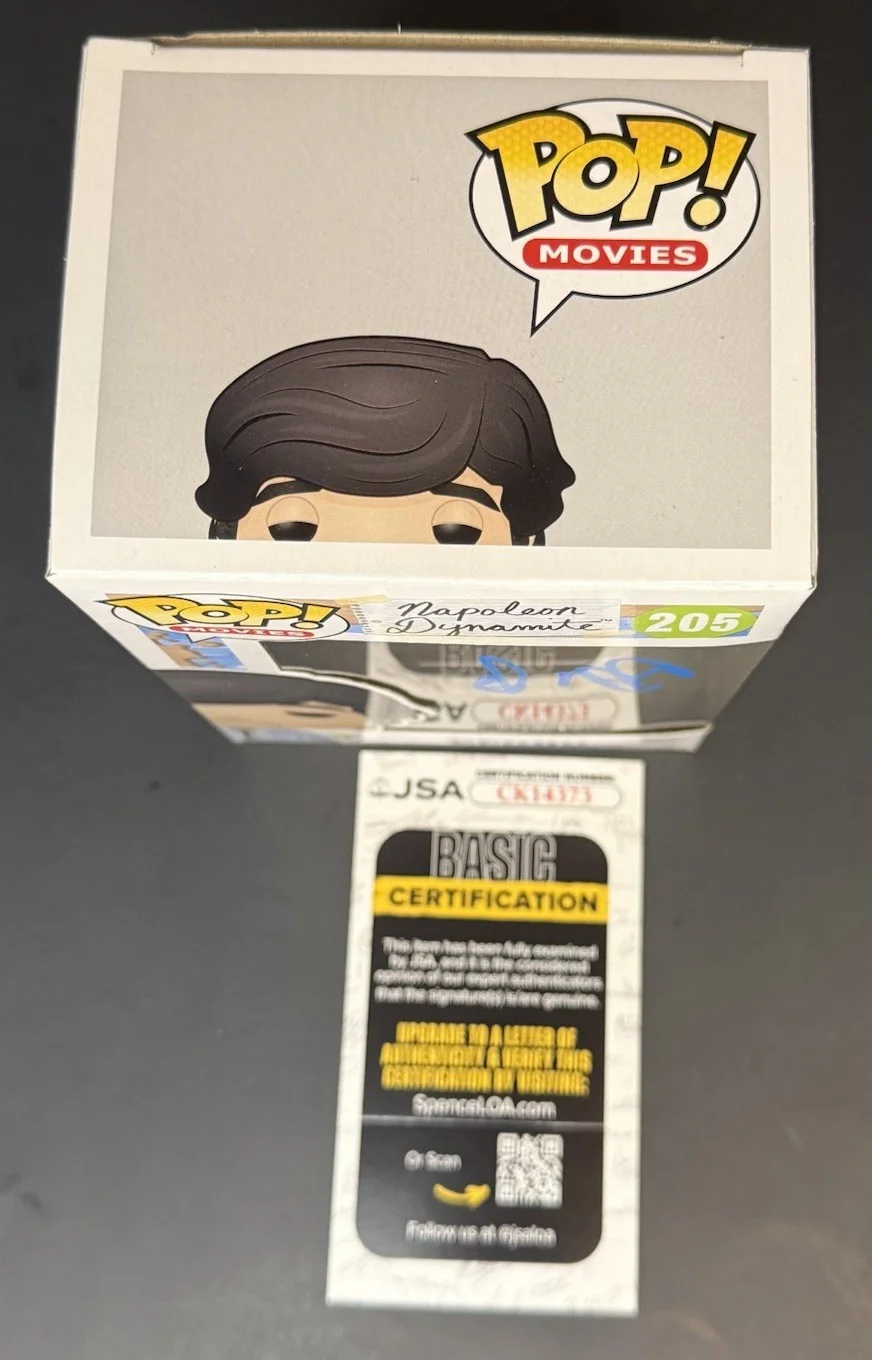 Efren Ramirez — Efren Ramirez Signed Funko Pop Autographed Figure Pedro Napoleon Dynamite JSA, image 4