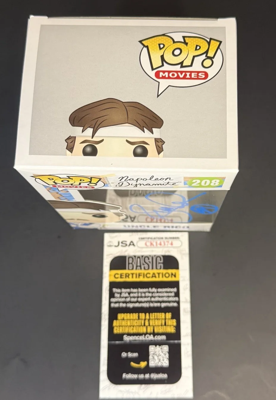 Jon Gries — Jon Gries Signed Funko Pop Uncle Rico Autographed Napoleon Dynamite Jsa Coa, image 4