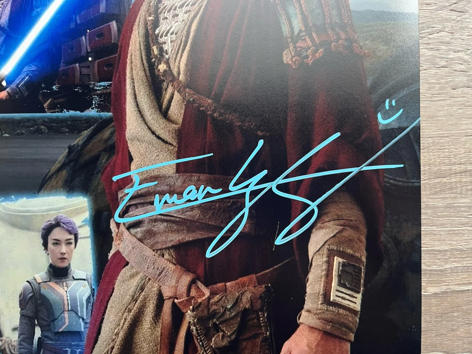 Eman Esfandi — Eman Esfandi Signed Ezra Bridger 11x17 Photo JSA COA AHSOKA Star Wars, image 5