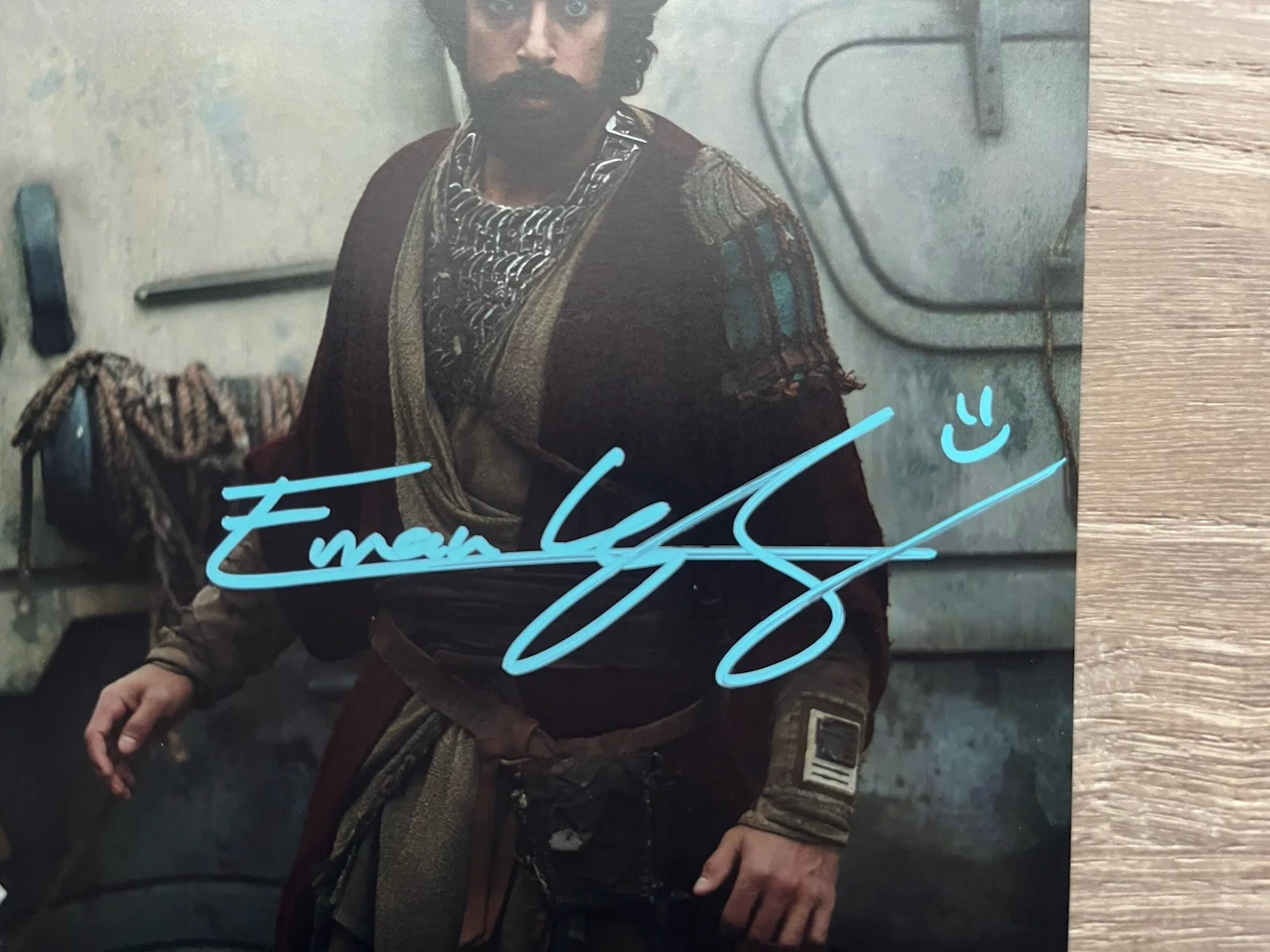 Eman Esfandi — Eman Esfandi Signed Ezra Bridger 11x14 Photo JSA COA AHSOKA Star Wars, изображение 4