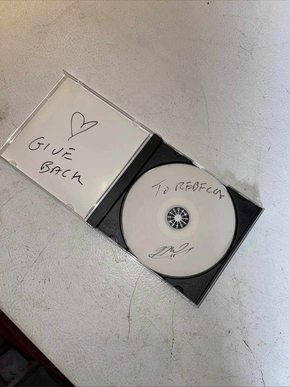 Autographed Michael SG Acoustic River Cd, image 2