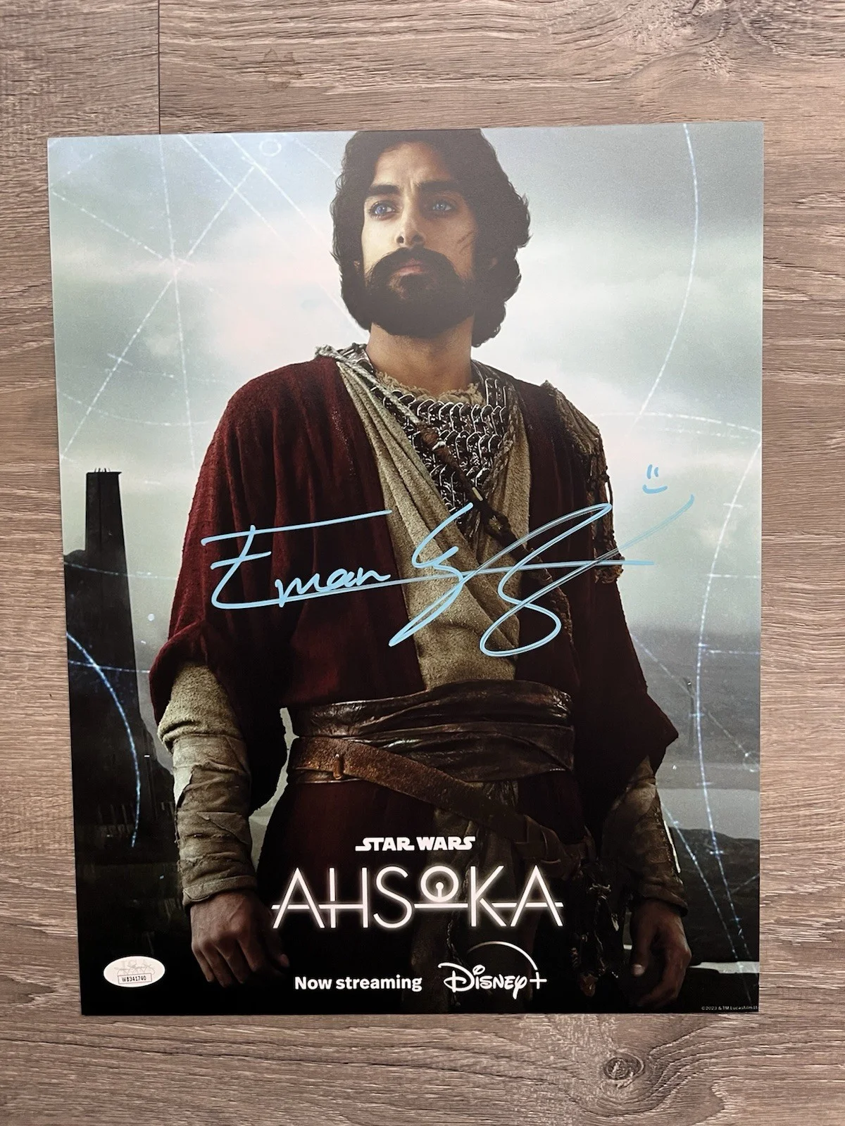 Eman Esfandi — Eman Esfandi Signed Ezra Bridger 11x14 Photo JSA COA AHSOKA Star Wars, image 2