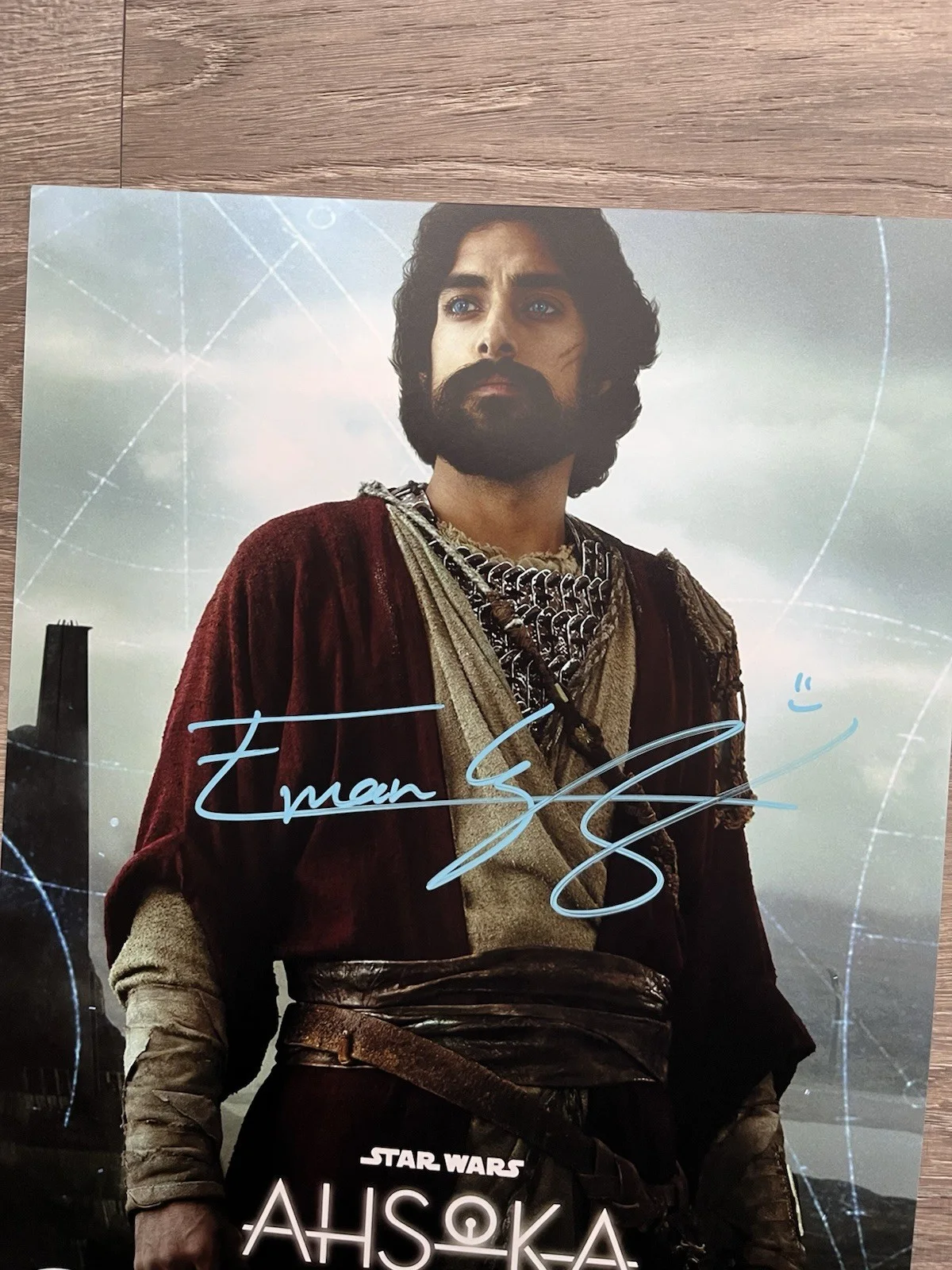 Eman Esfandi — Eman Esfandi Signed Ezra Bridger 11x14 Photo JSA COA AHSOKA Star Wars, image 3