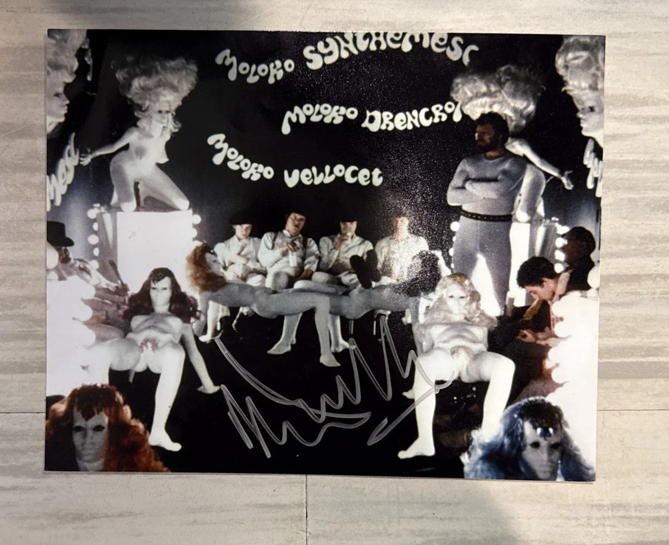 Malcolm McDowell Autographed A Clockwork Orange, image 3