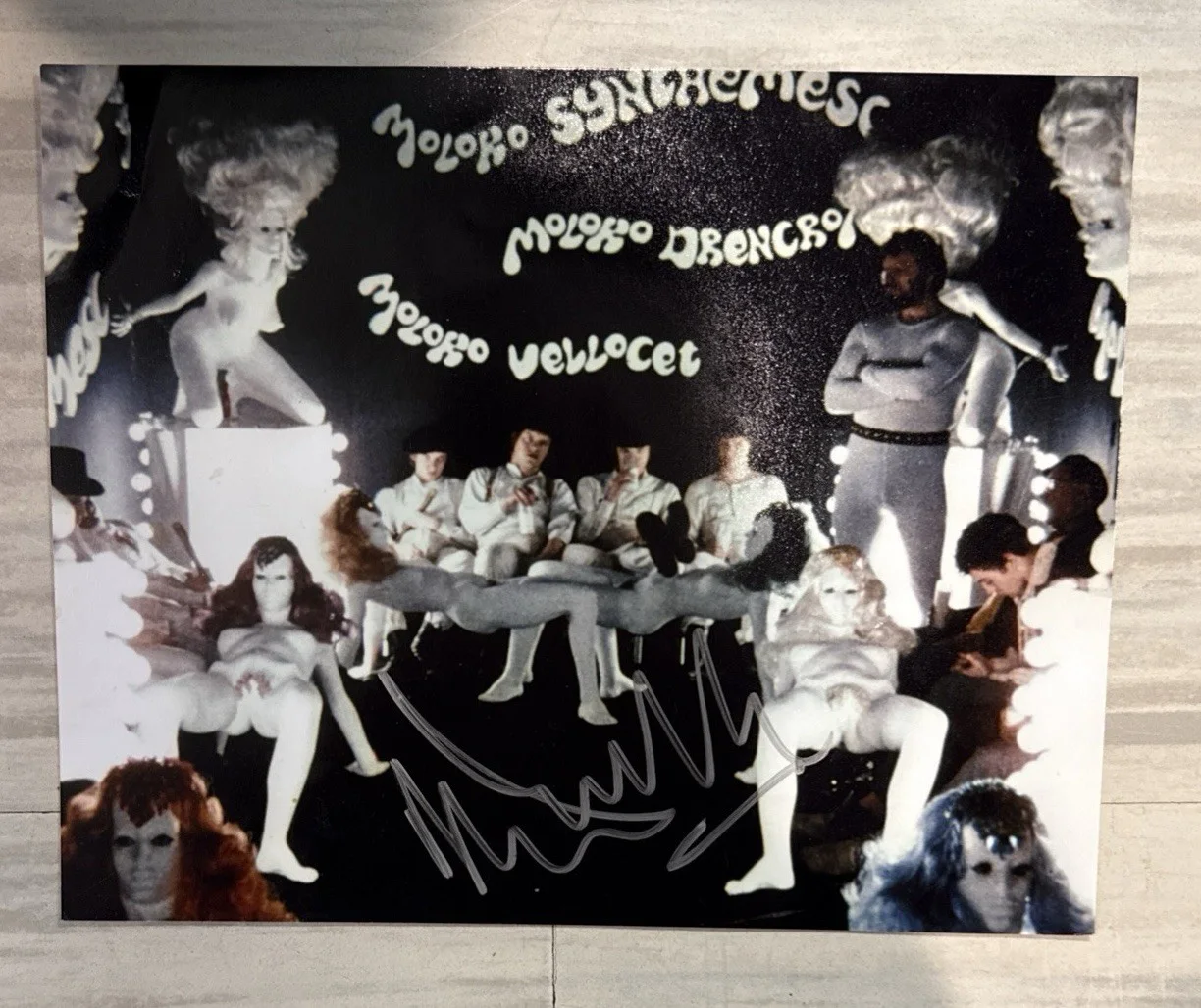Malcolm McDowell Autographed A Clockwork Orange, image 4
