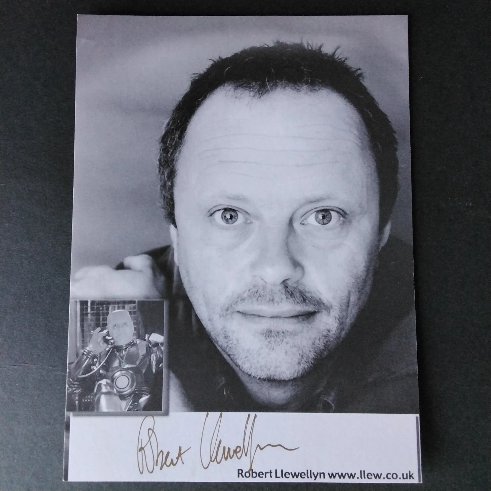 Robert Llewellyn SIGNED Photo Movie TV Actor Kryten Red Dwarf Sci-Fi Comedy, изображение 2