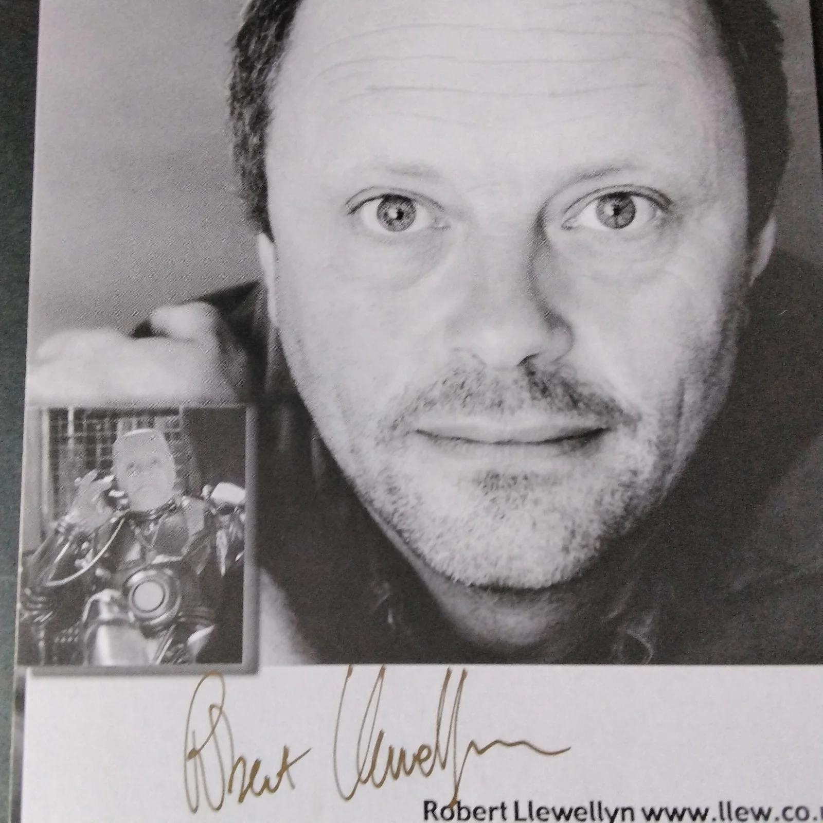 Robert Llewellyn SIGNED Photo Movie TV Actor Kryten Red Dwarf Sci-Fi Comedy, изображение 3
