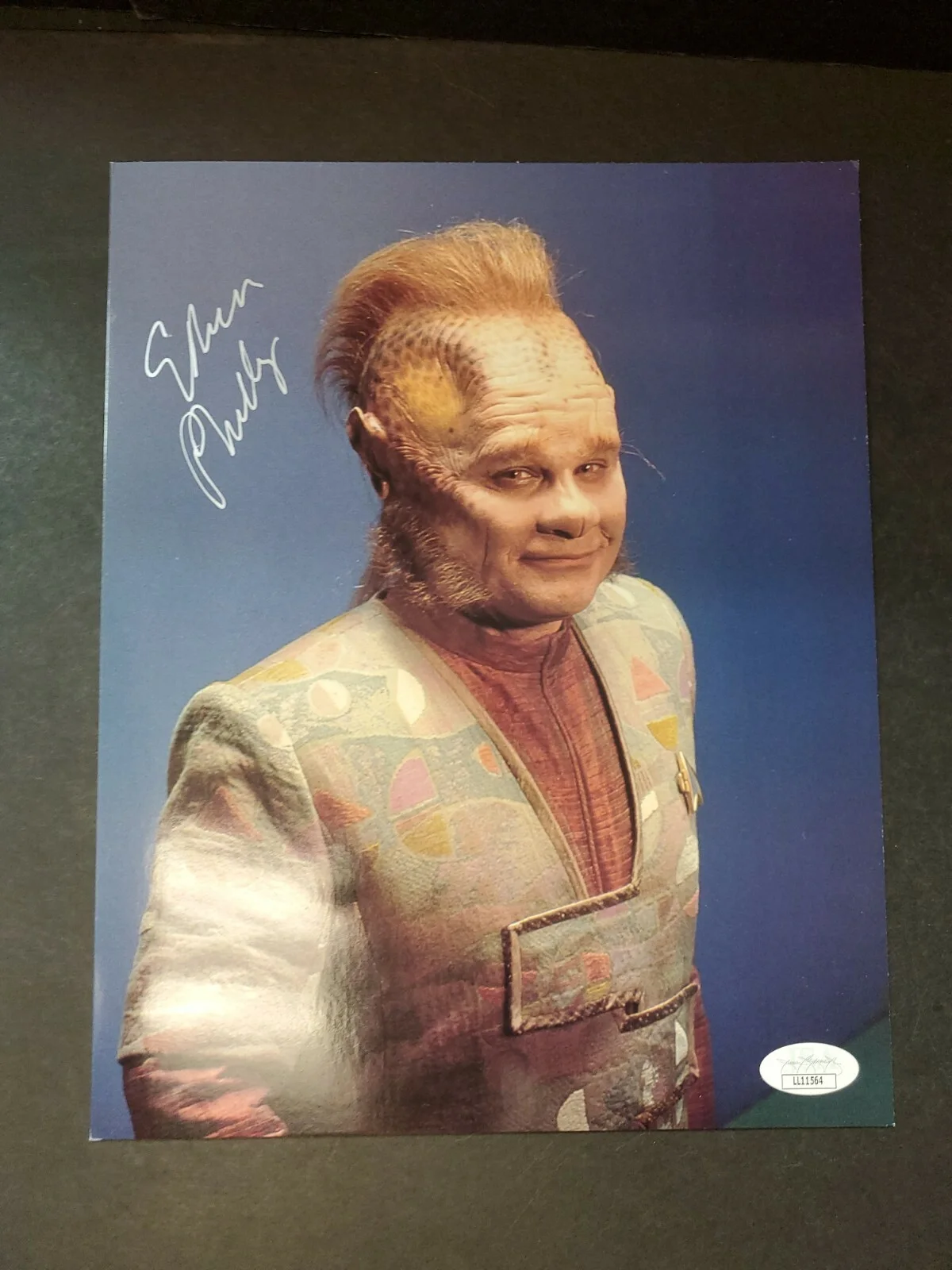 Ethan Phillips — Ethan Phillips Signed 8X10 Picture Star Trek Voyager "Neelix" JSA COA AUTOGRAPH