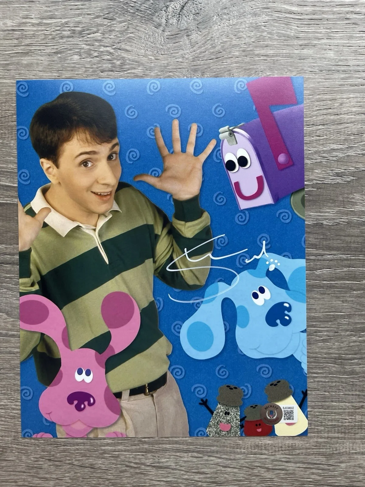 Steve Burns — Steve Burns Signed Blues Clues 8x10 Photo Beckett COA Nickelodeon, image 2