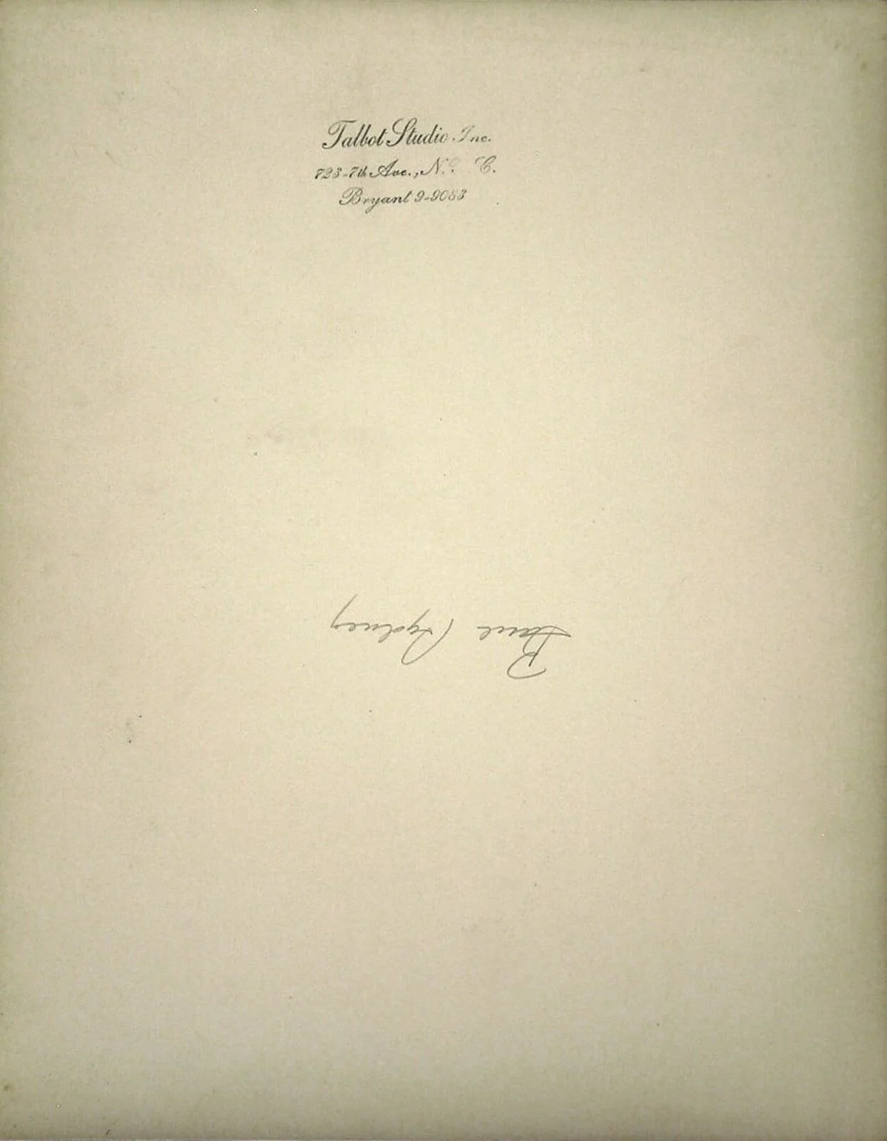 BASIL SYDNEY ORIGINAL JOSEPH ABELES TALBOT PORTRAIT #2, image 2