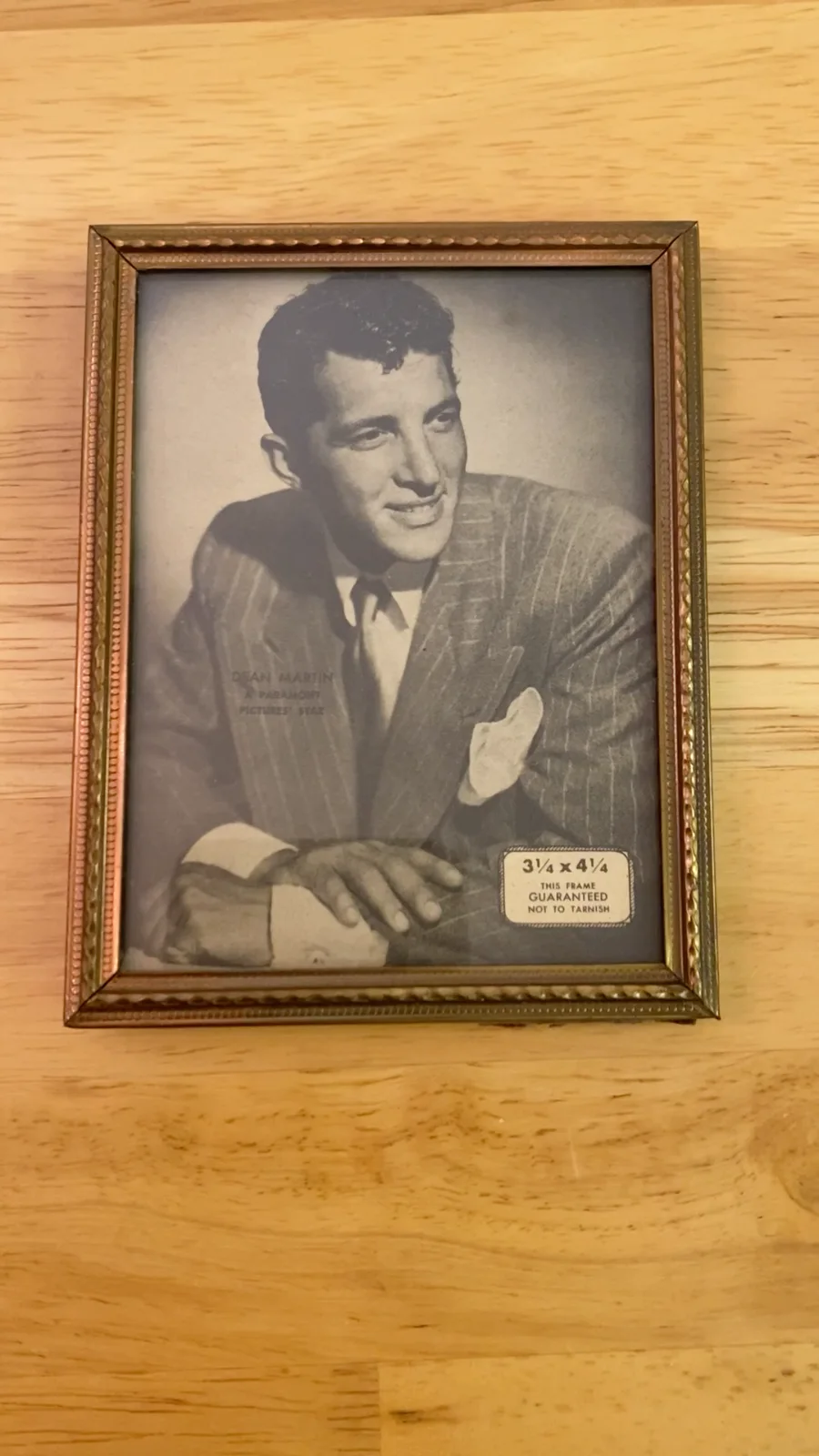 RARE ITEM! Dean Martin Photo Frame Sinatra Rat Pack Everybody Loves Somebody, изображение 2