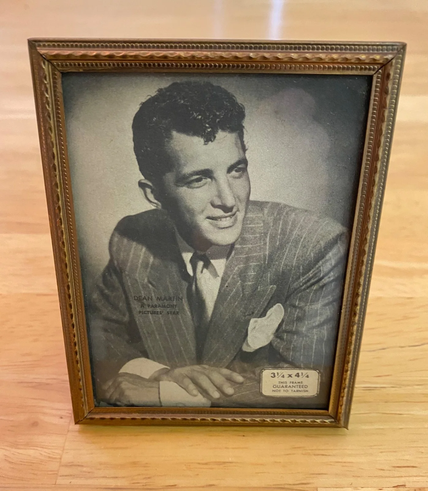 RARE ITEM! Dean Martin Photo Frame Sinatra Rat Pack Everybody Loves Somebody, изображение 3