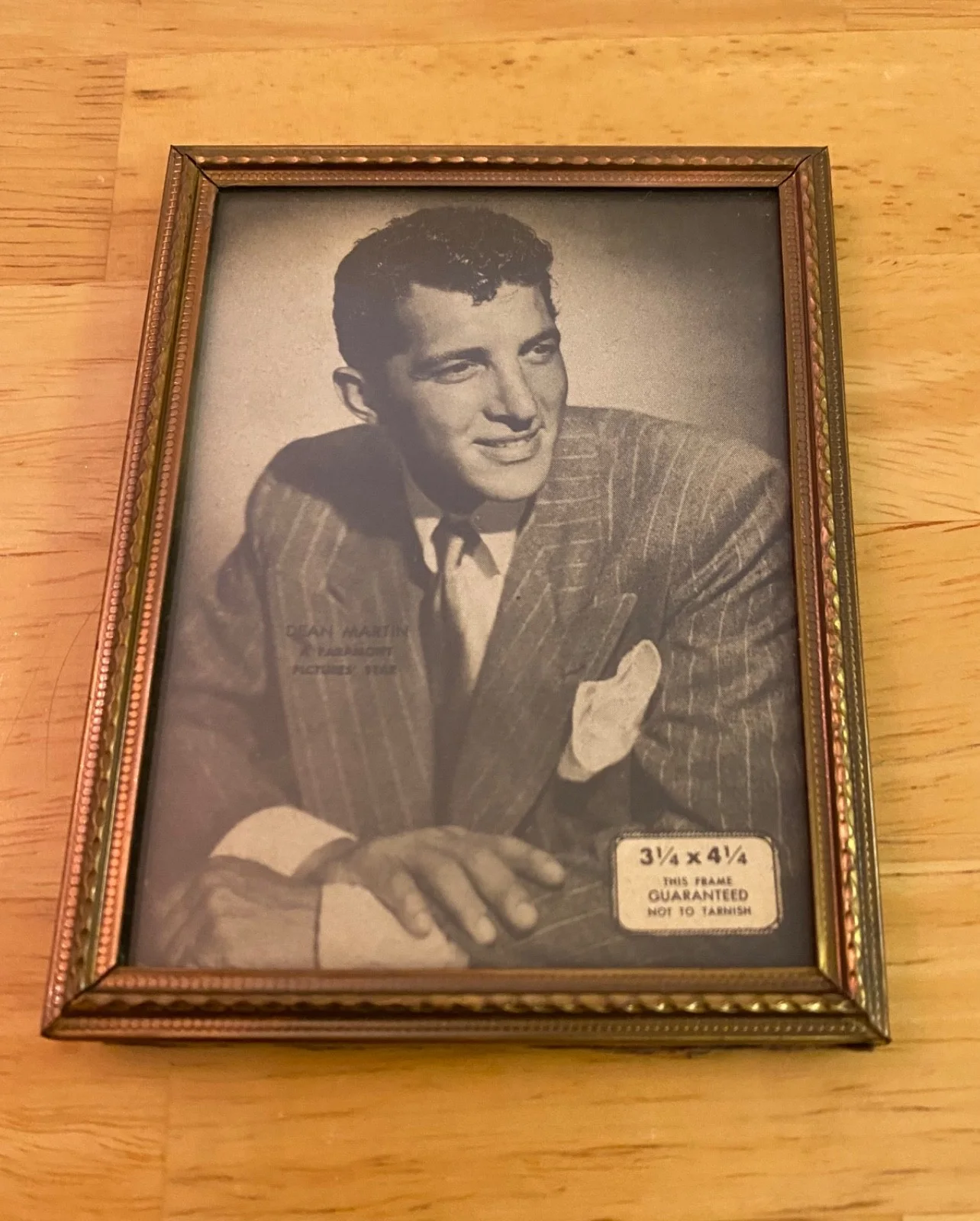 RARE ITEM! Dean Martin Photo Frame Sinatra Rat Pack Everybody Loves Somebody, изображение 4