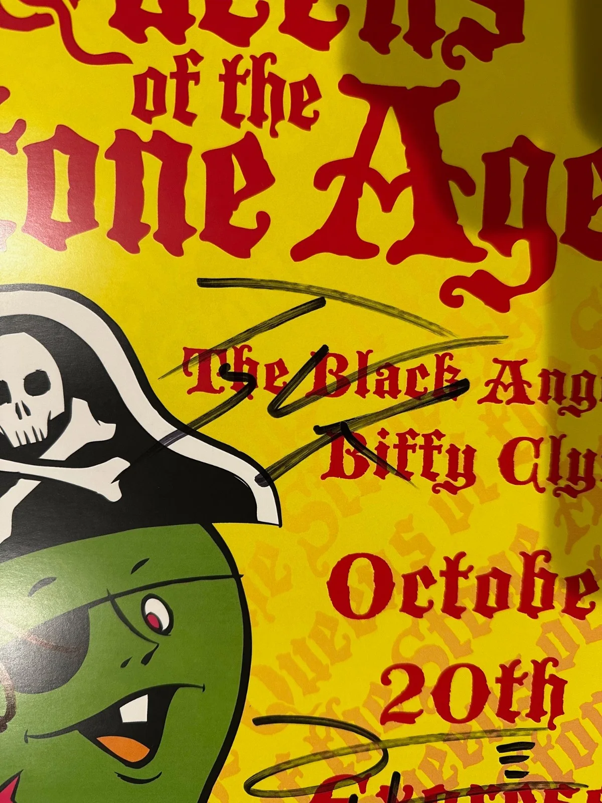 Autographed Queens of the Stone Age concert poster REAL COA, изображение 3