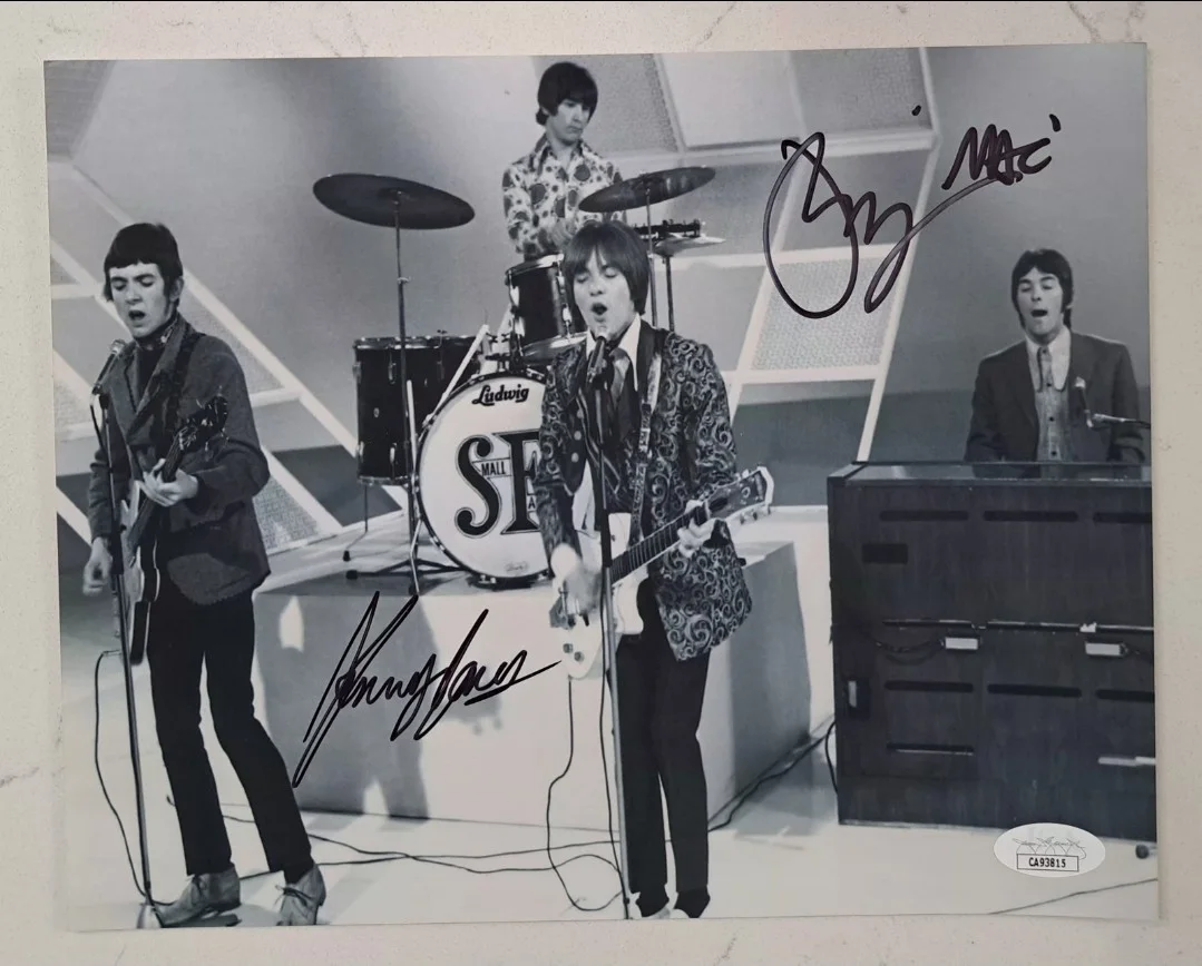 Small Faces - IAN McLAGEN & KENNY JONES Signed 8x10 High-Quality Photo JSA COA, изображение 3