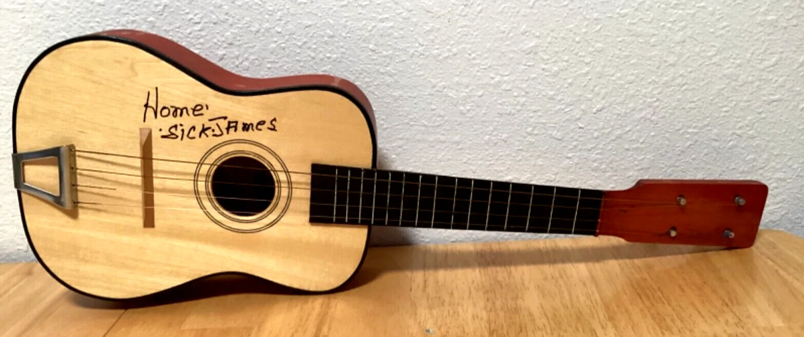 HOMESICK JAMES Autographed Guitar Signed Blues Legend, image 2