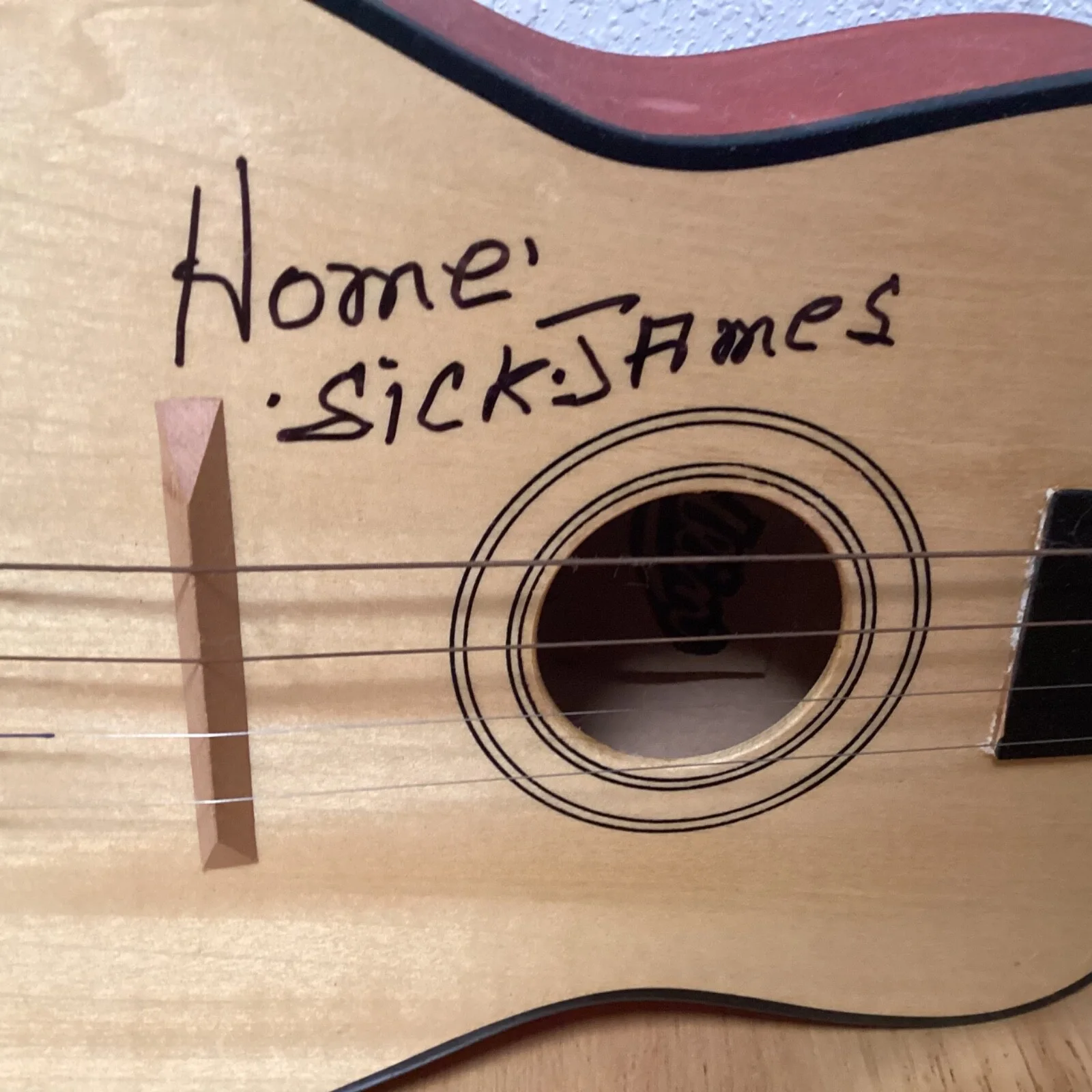 HOMESICK JAMES Autographed Guitar Signed Blues Legend, image 3