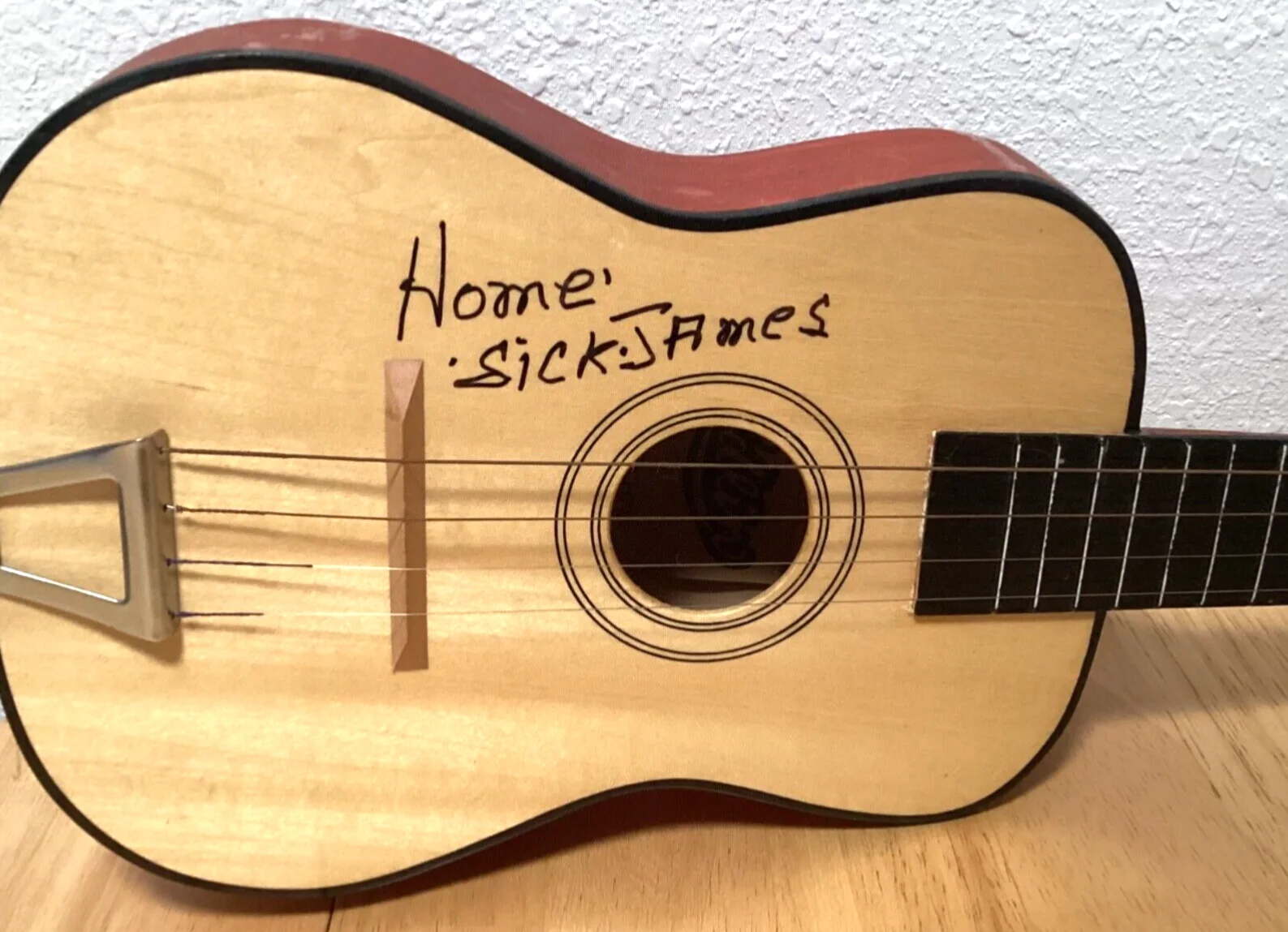 HOMESICK JAMES Autographed Guitar Signed Blues Legend, image 4
