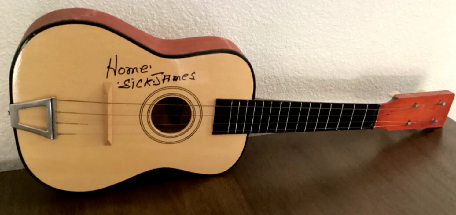 HOMESICK JAMES Autographed Guitar Signed Blues Legend, image 5