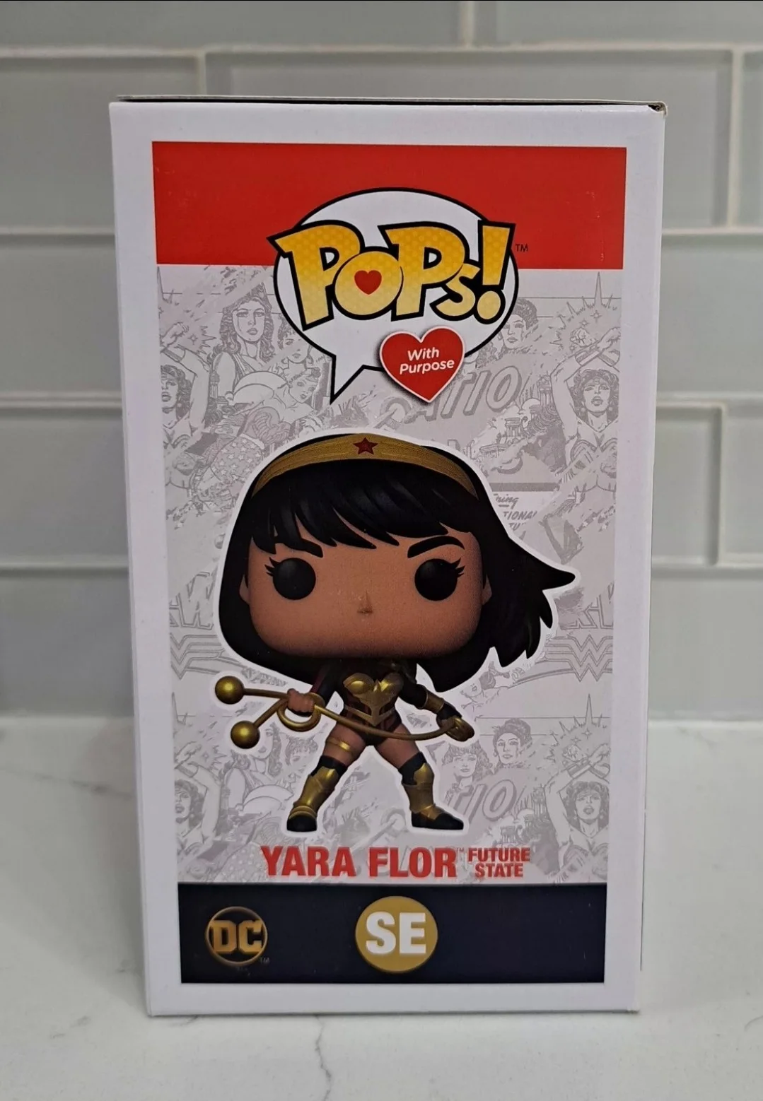 CONOR LESLIE Donna Troy/Yara Flor Signed DC Future State Funko Pop Beckett BAS, изображение 5