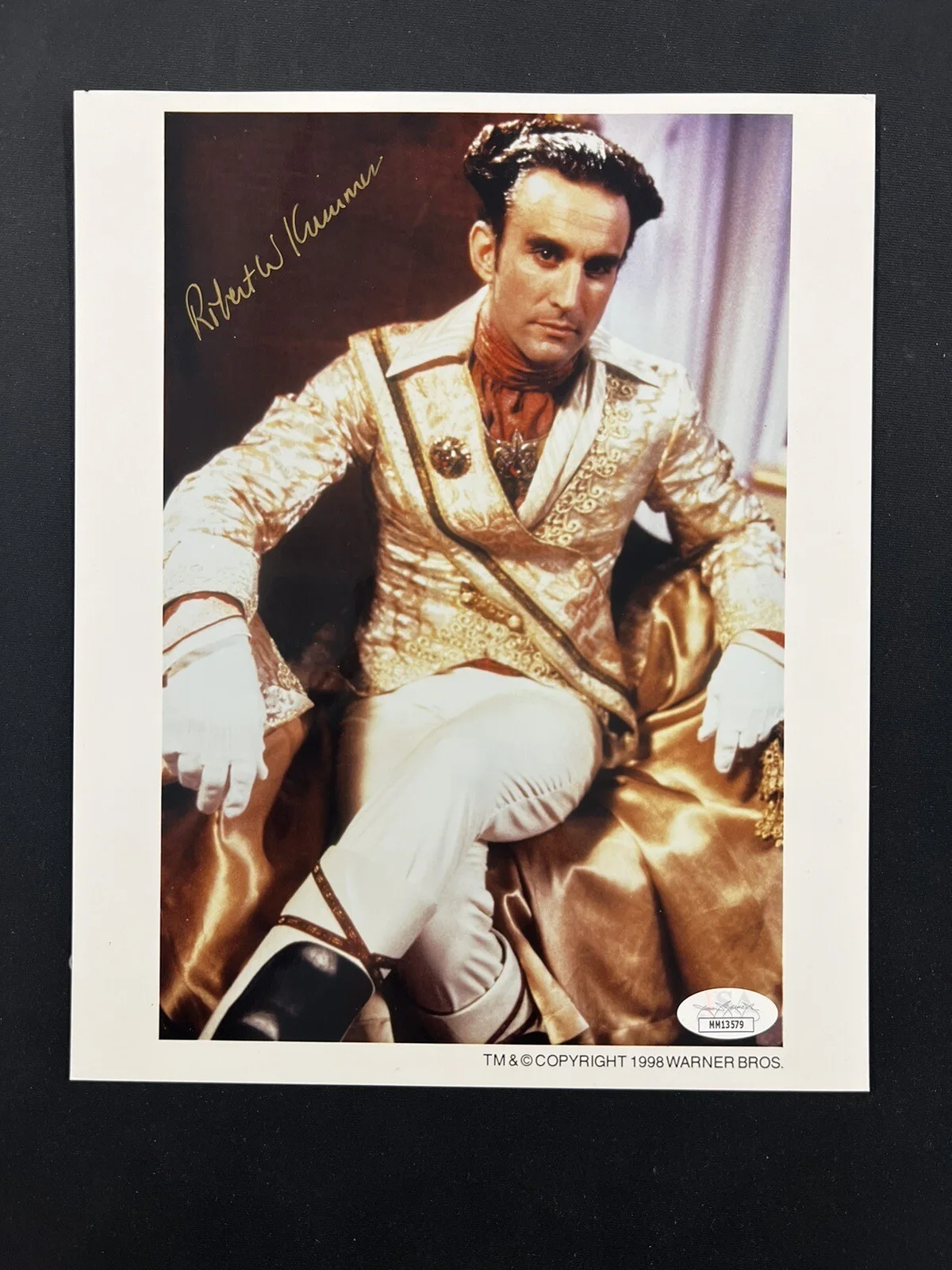 Robert Krimmer — Robert Krimmer SIGNED 8x10 PHOTO Babylon 5 Emperor Cartagia JSA COA AUTOGRAPH, image 2