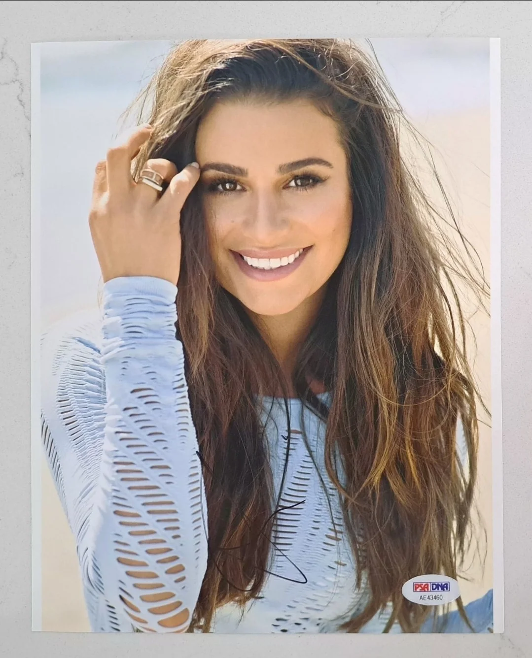 *LEA MICHELLE* Signed/Autographed Rare 8x10 Photo PSA/DNA COA Beckett BAS Glee, image 2