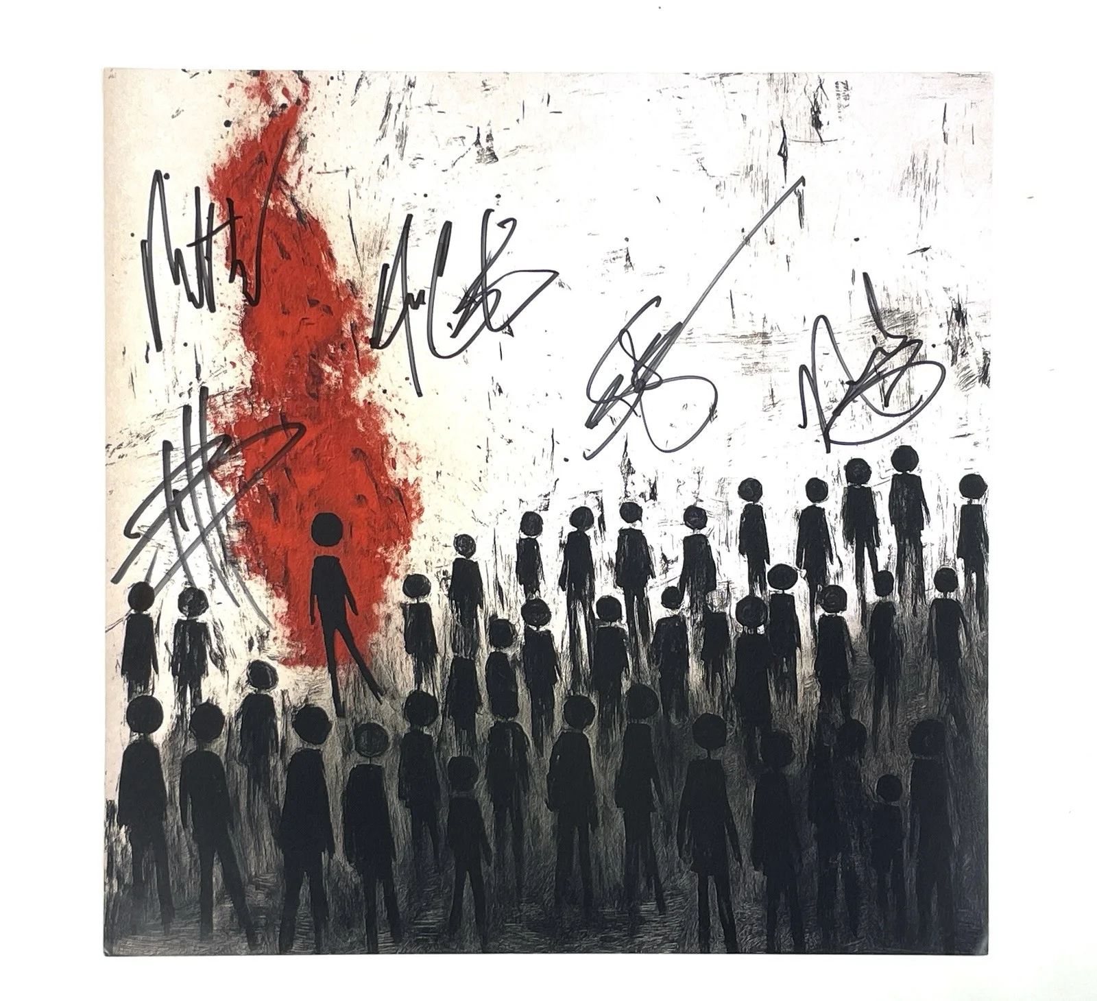 Three Days Grace Band Signed Autographed Limited Edition Alienation Poster COA, image 2