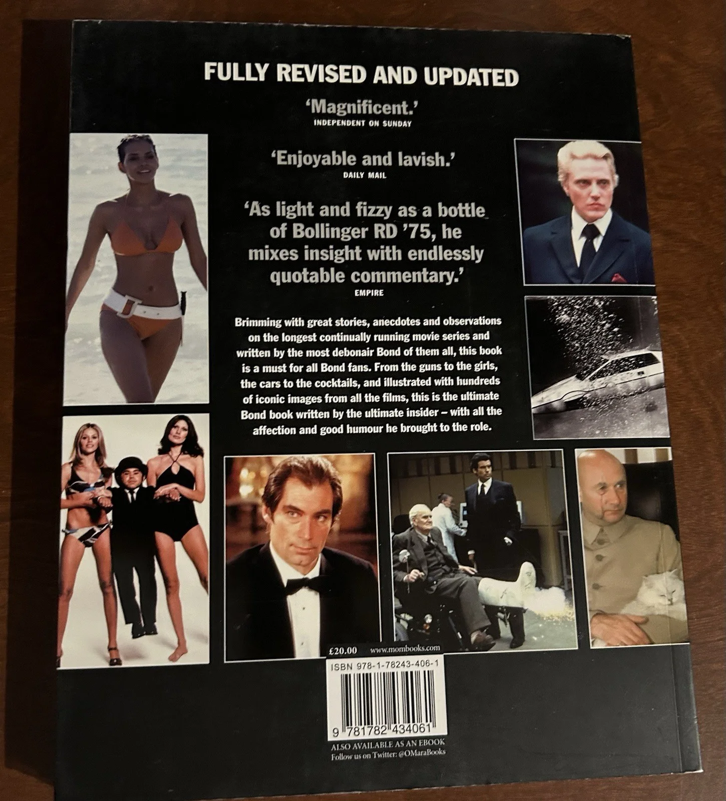 James Bond Signed Bond On Bond Book Autographed By Roger Moore, image 5