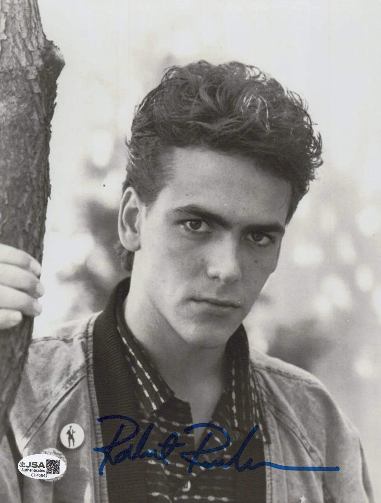 ROBERT RUSLER — ROBERT RUSLER Signed 8x10 WEIRD SCIENCE Photo MAX Autograph JSA COA
