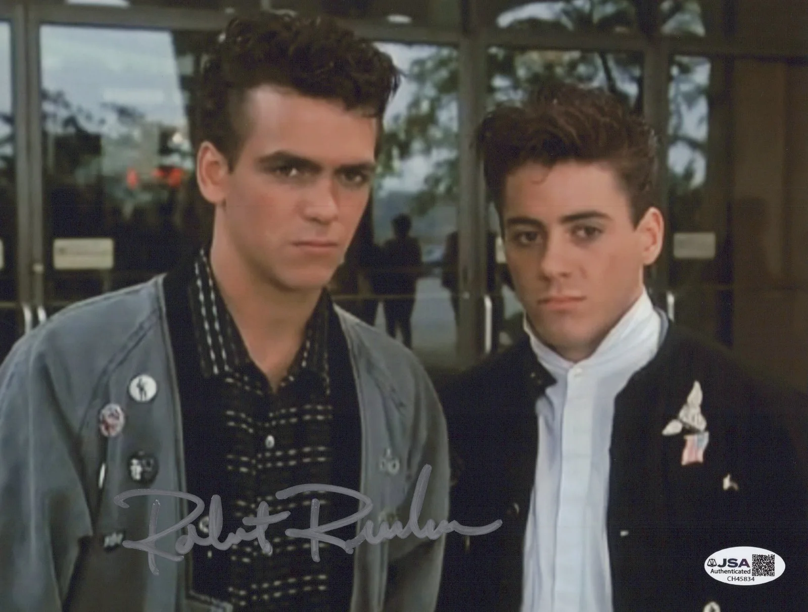 ROBERT RUSLER — ROBERT RUSLER Signed 8x10 WEIRD SCIENCE Photo MAX Autograph JSA COA