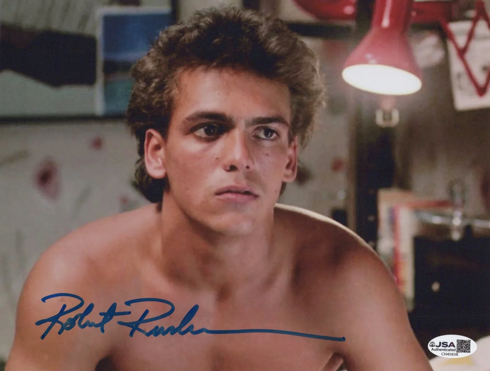 ROBERT RUSLER — ROBERT RUSLER Signed 8x10 A NIGHTMARE ON ELM ST. 2 Photo RON Autograph JSA COA
