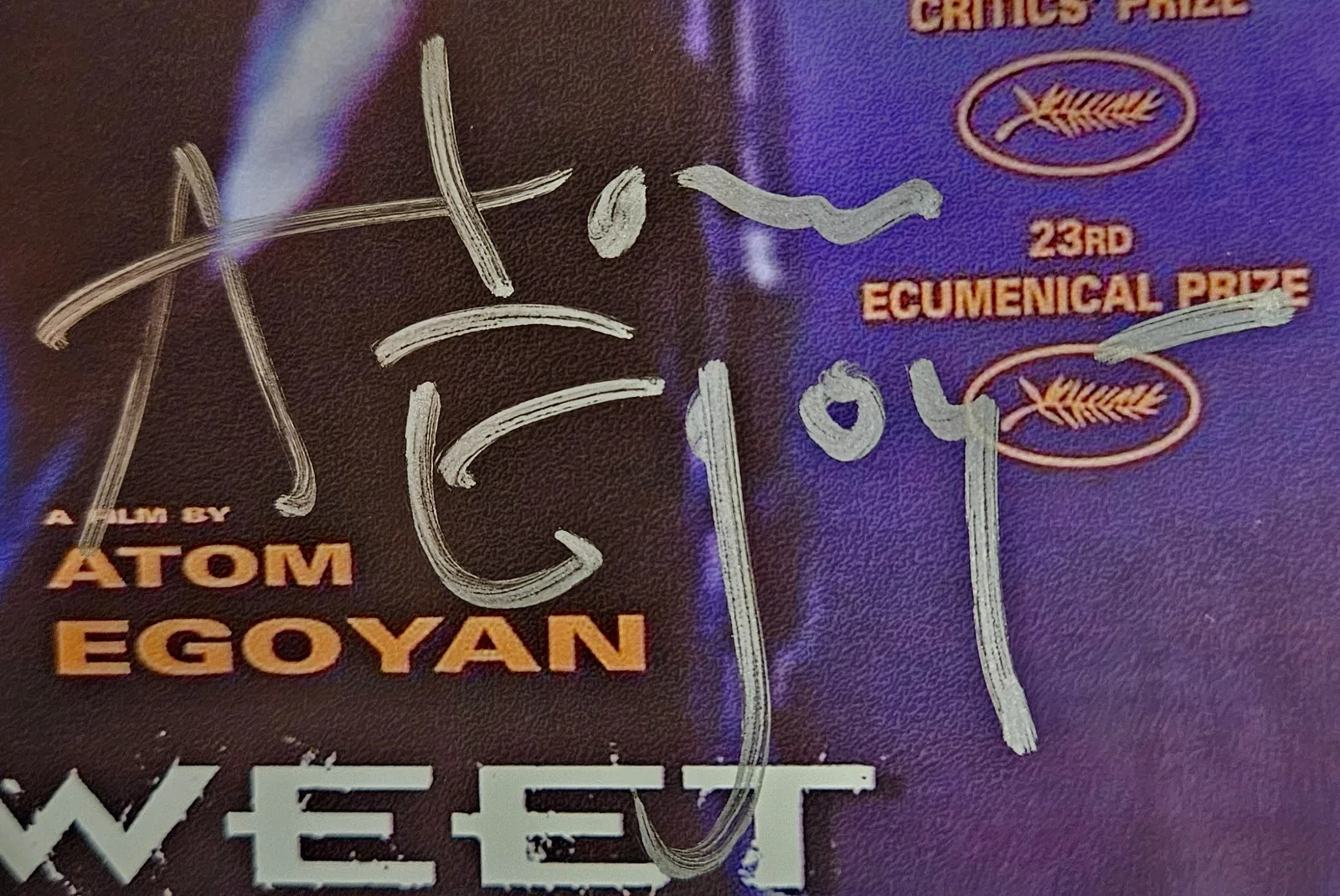 Atom Egoyan Hand Signed Autograph 8x10 Photo In Person Director Sweet Hereafter, изображение 2