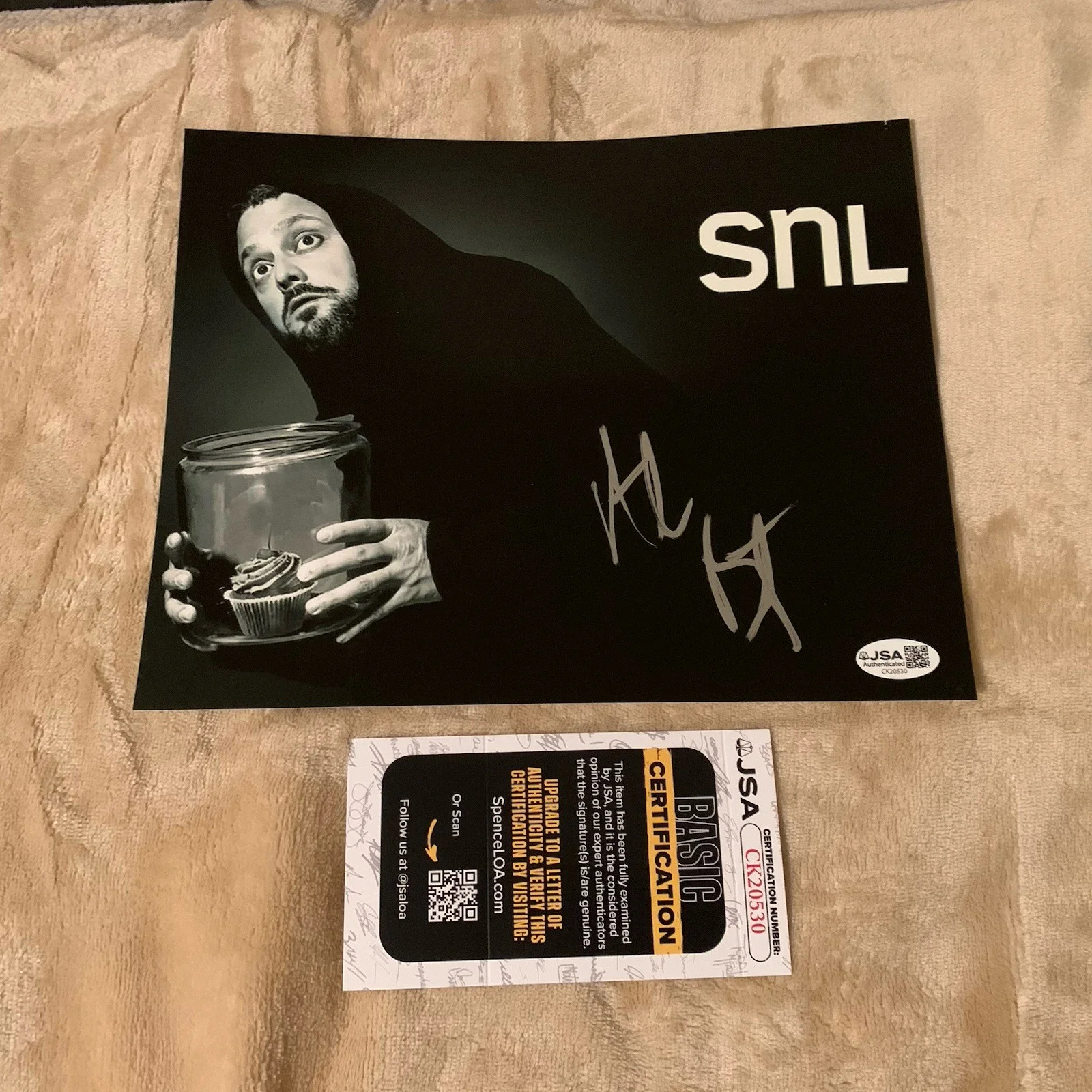 Nate Bargatze — NATE BARGATZE SIGNED 8X10 PHOTO Pic COMEDIAN JSA AUTHENTICATED Autograph, изображение 2