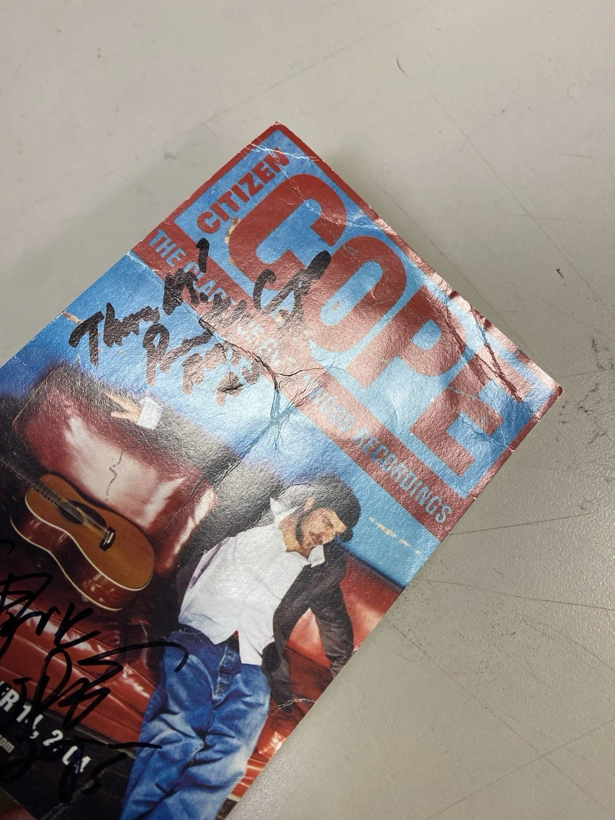 Citizen Cope Signed Postcard Clarence Greenwood 2004, image 2