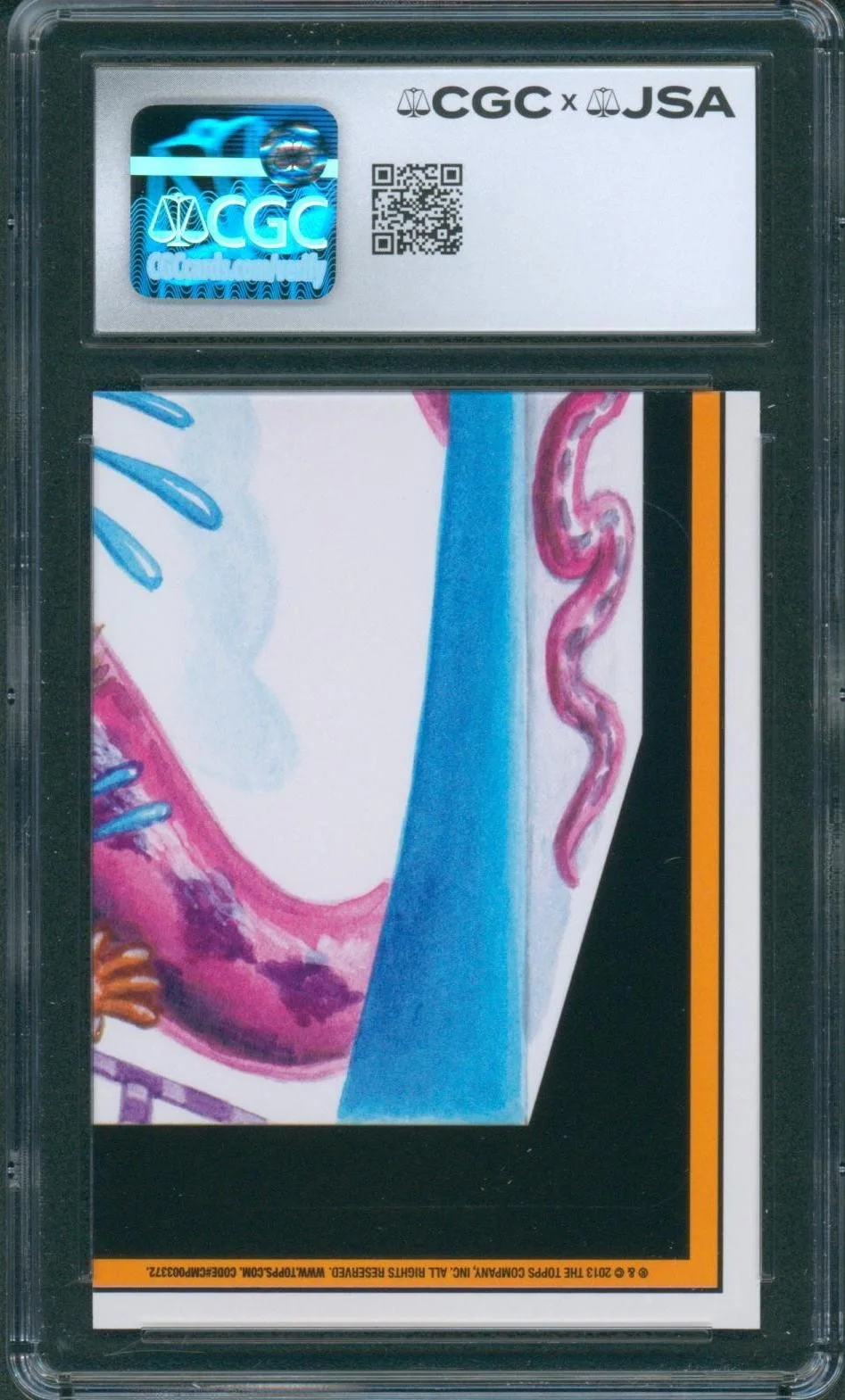 Jason Griffith — Jason Griffith Signed Card Wacky Packages Sonic Autograph Mint 9 CGC x JSA SLAB, изображение 2