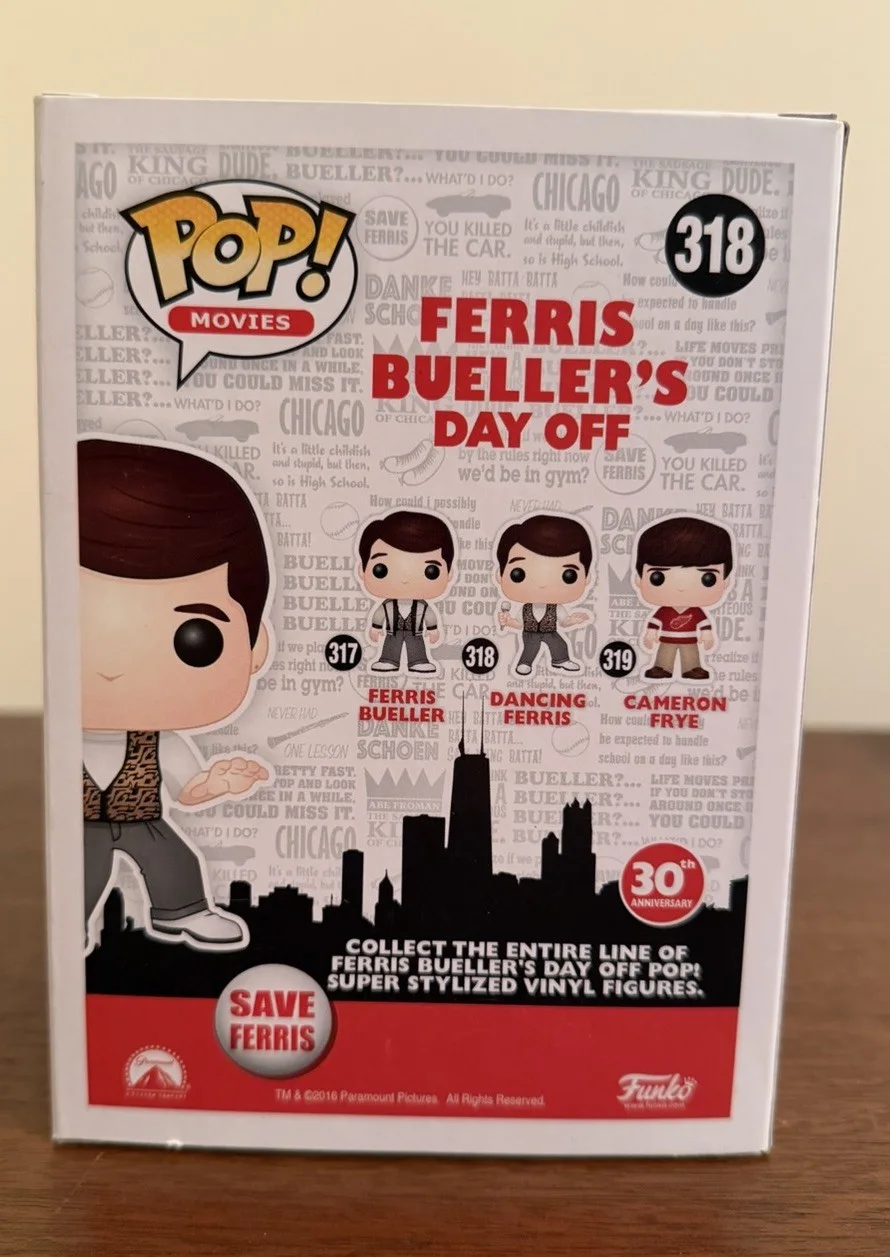 Matthew Broderick Signed Funko Pop 318 Ferris Bueller Dancing, image 3